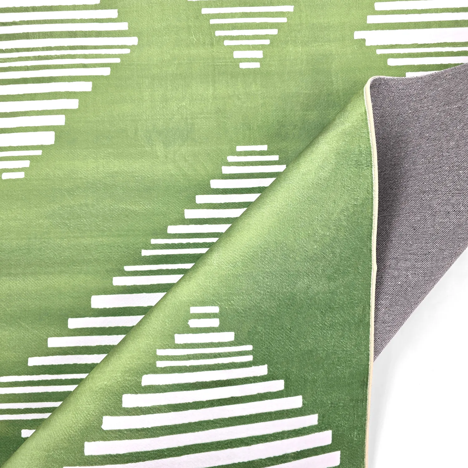 Wilton rug - Carmen (green/white)