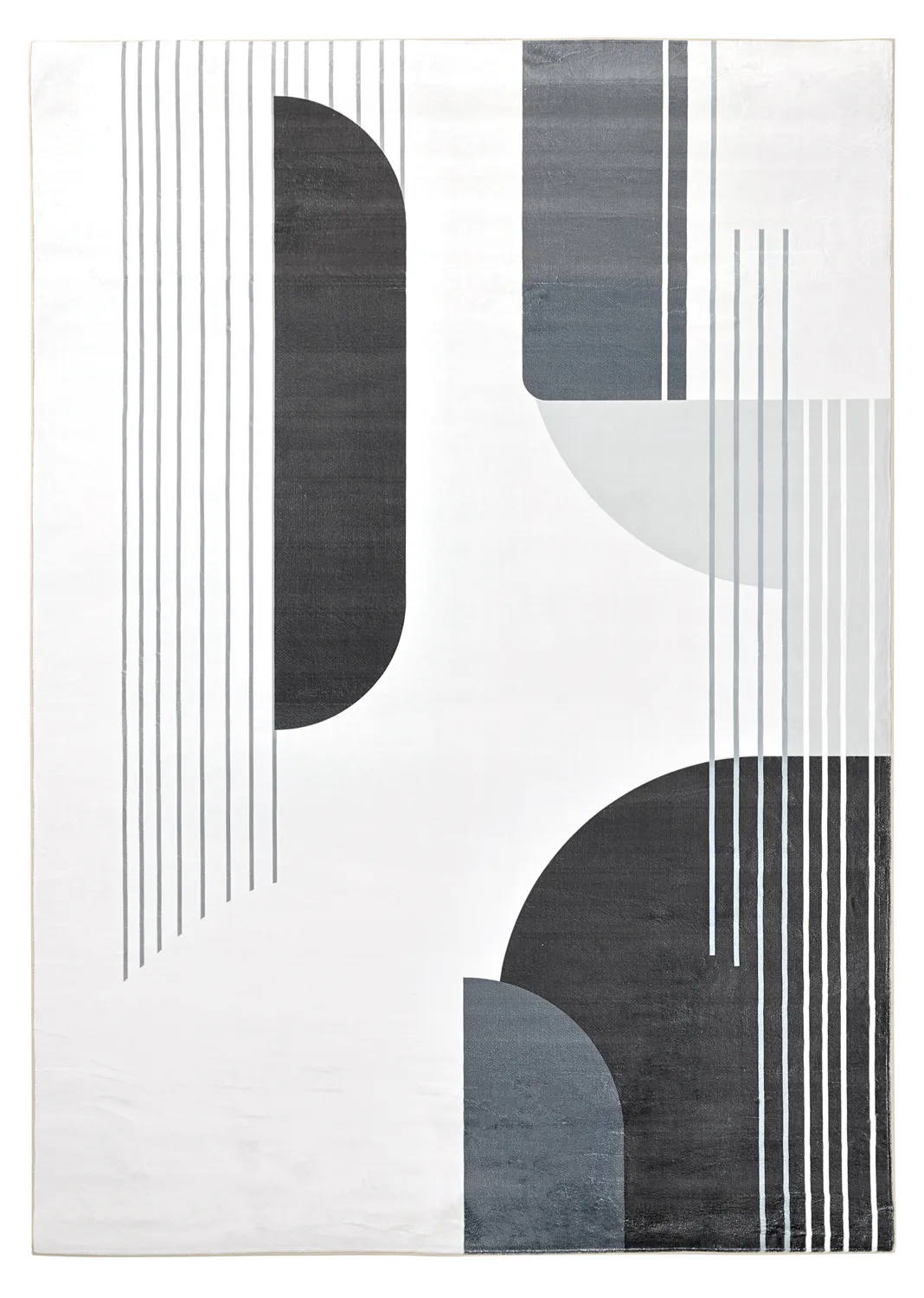 Wilton rug - Delft (white/grey/black)