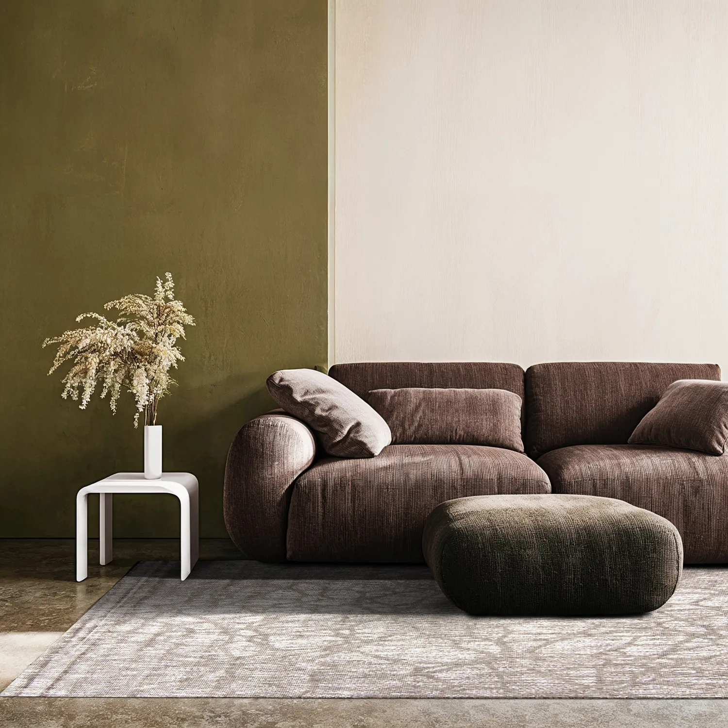 Indoor/Outdoor rug - Brussels Diamond (grey)