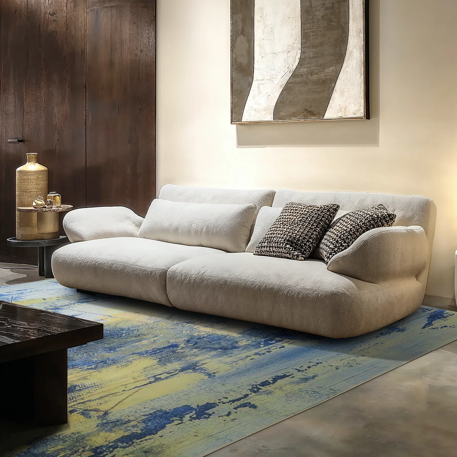 Wilton rug - Dolmio (blue/multi)
