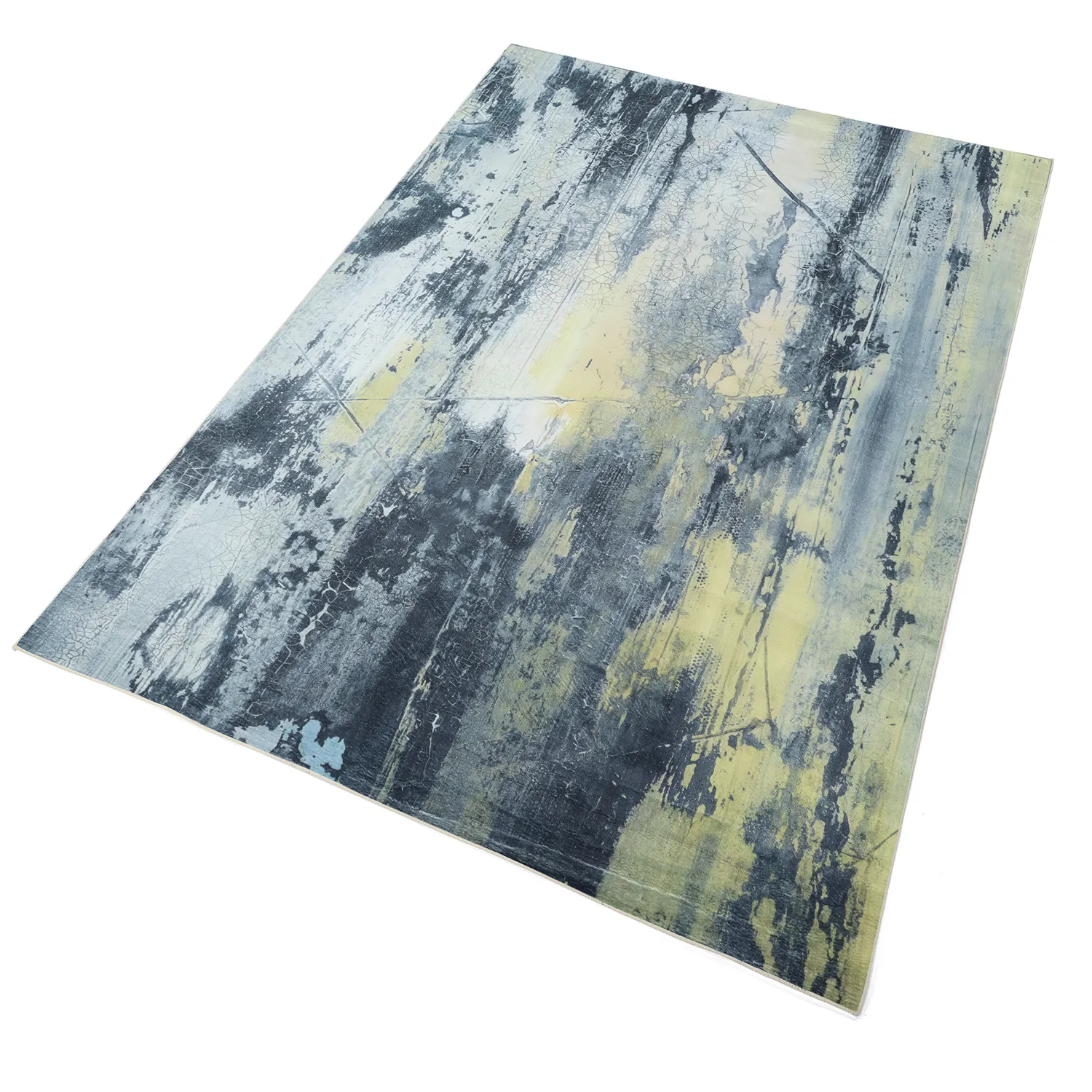 Wilton rug - Dolmio (black/yellow)