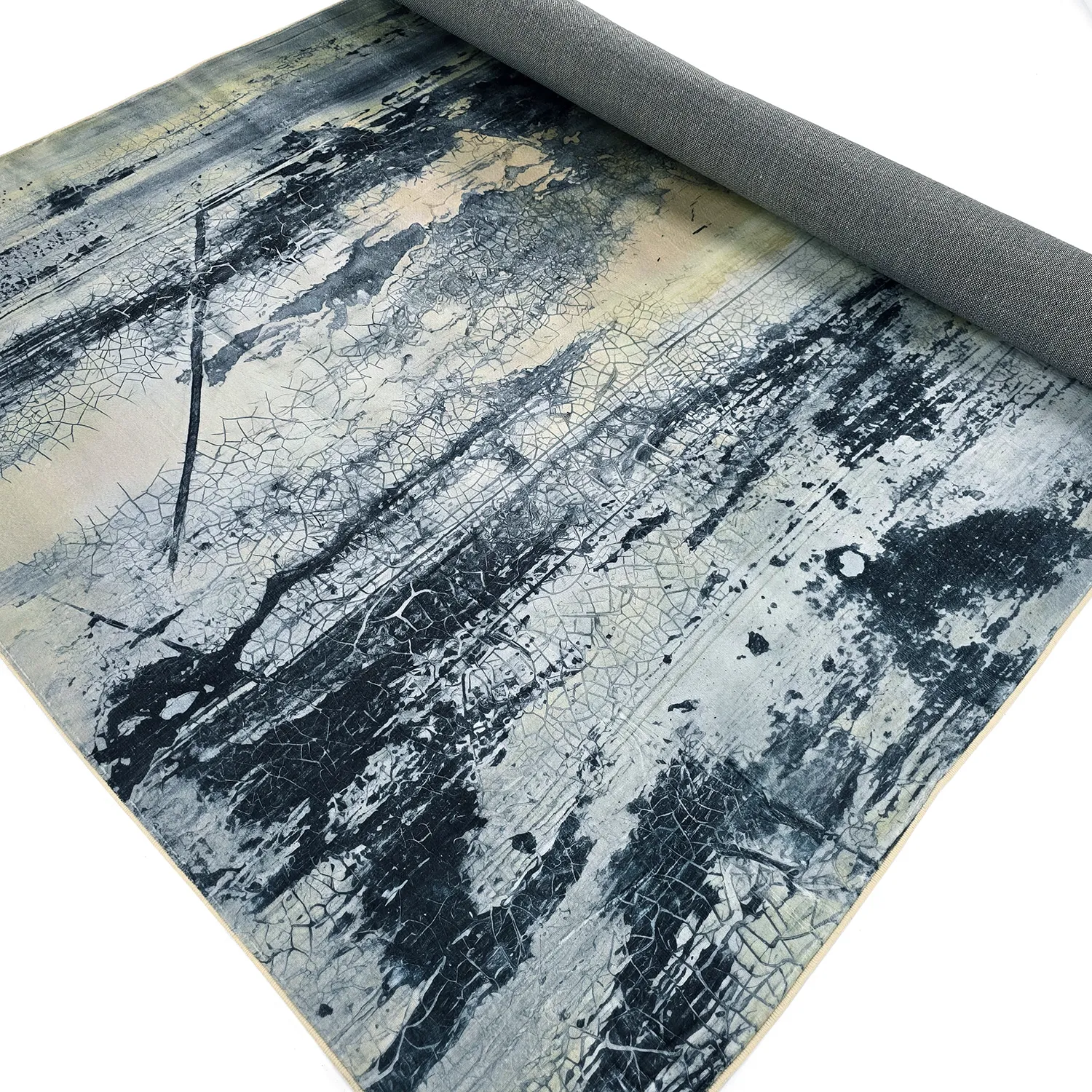 Wilton rug - Dolmio (black/yellow)