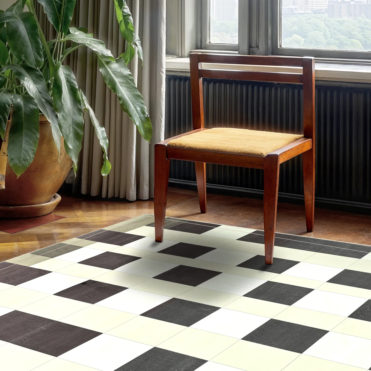 Wilton rug - Ferro (brown/cream)