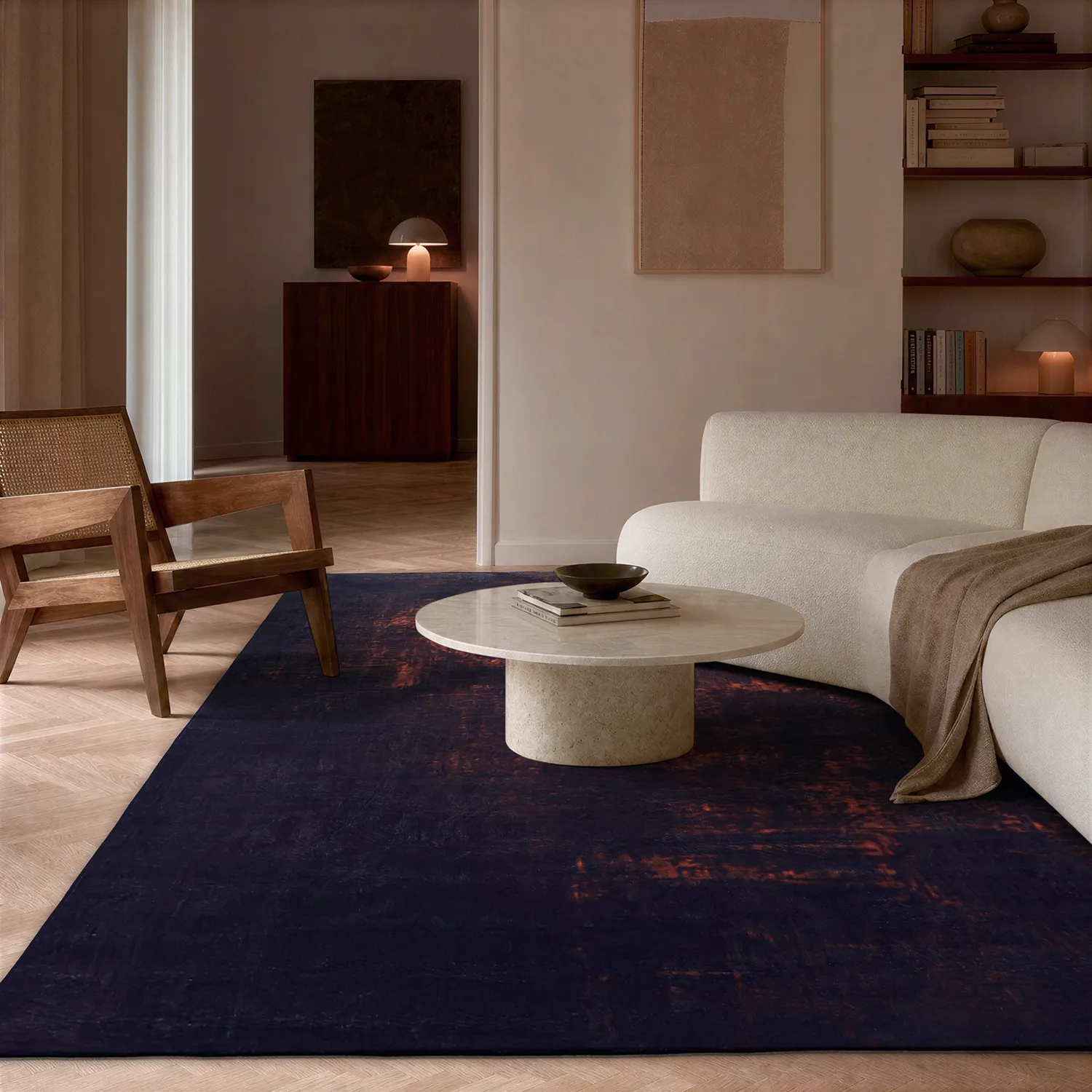 Wilton rug - Frome (red)