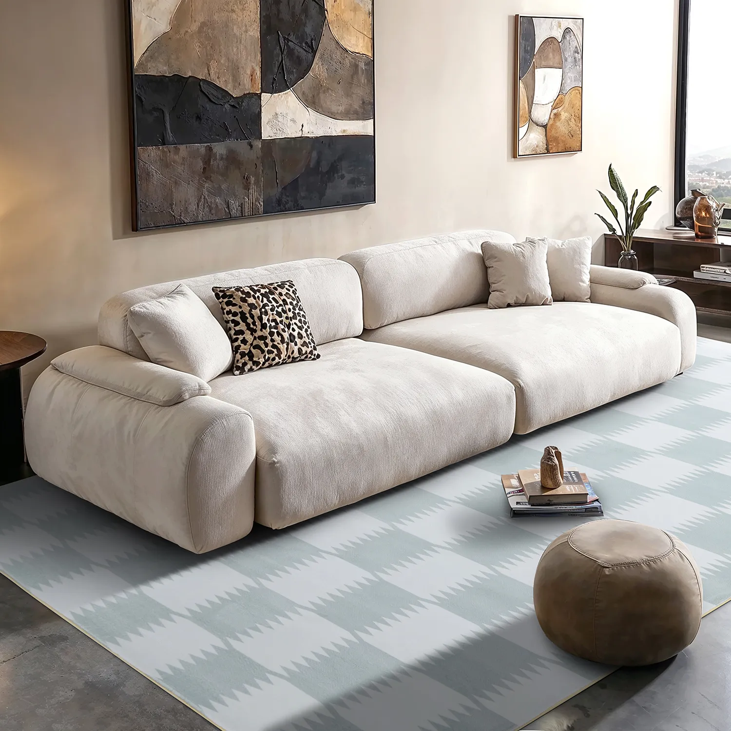 Wilton rug - Gobi (grey/white)