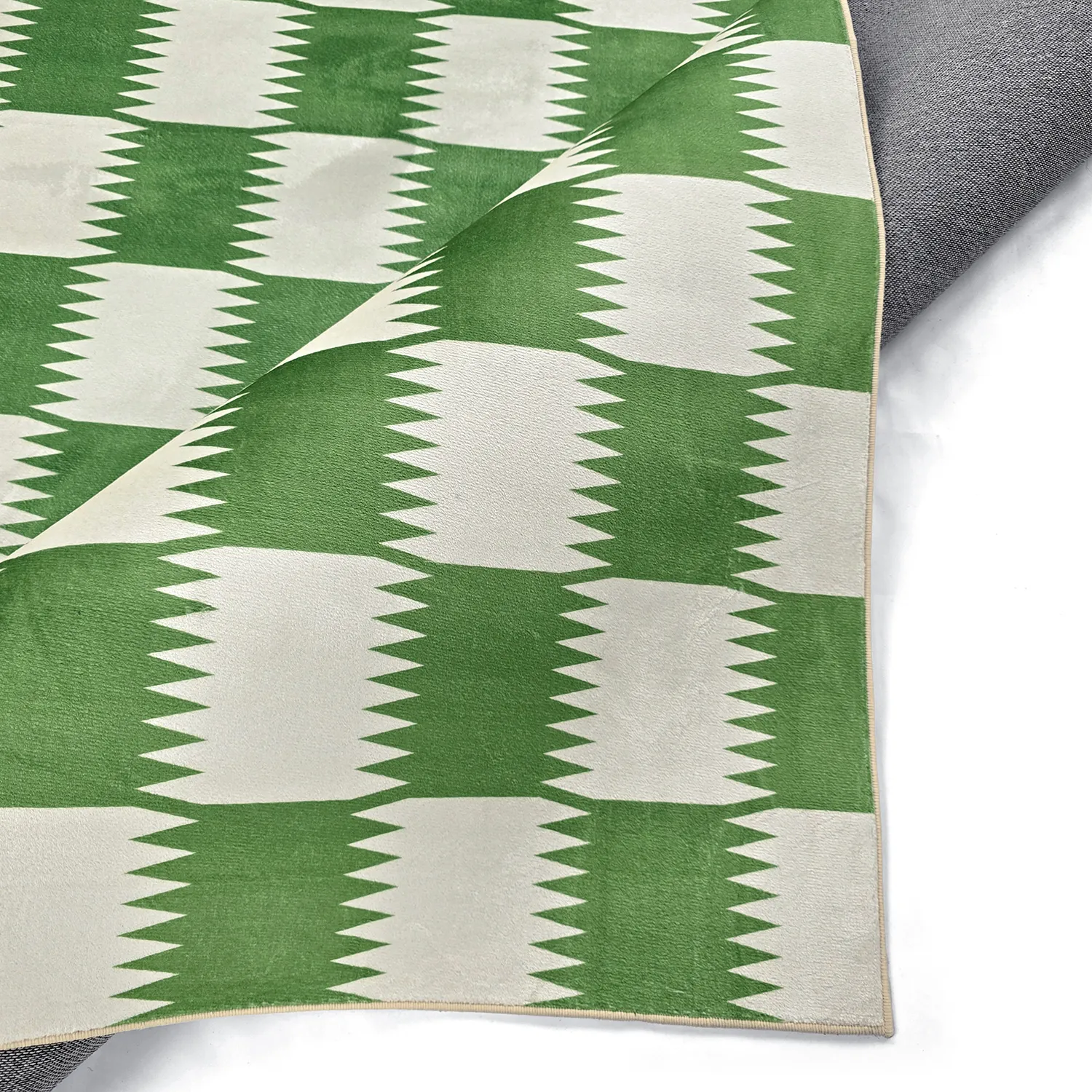 Wilton rug - Gobi (green/white)