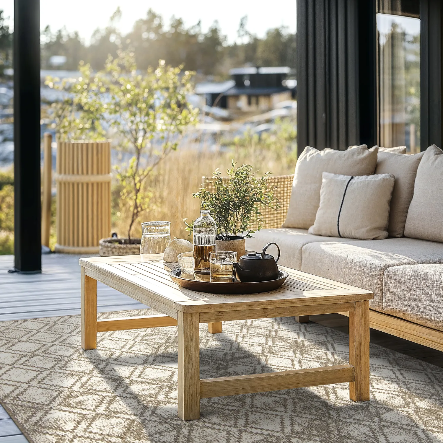 Indoor/Outdoor rug - Brussels Grey (grey)