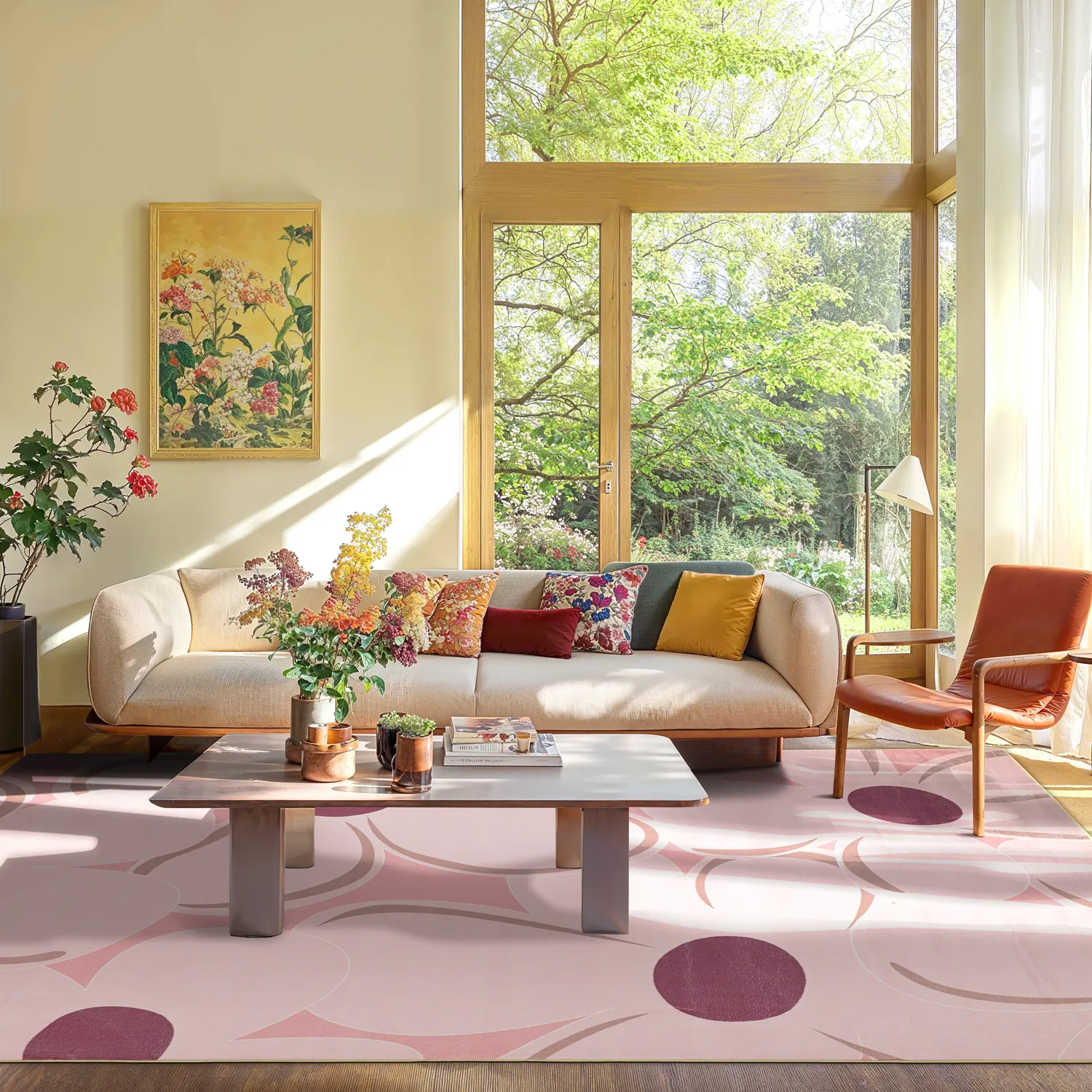 Wilton rug - Honfleur (pink/multi)
