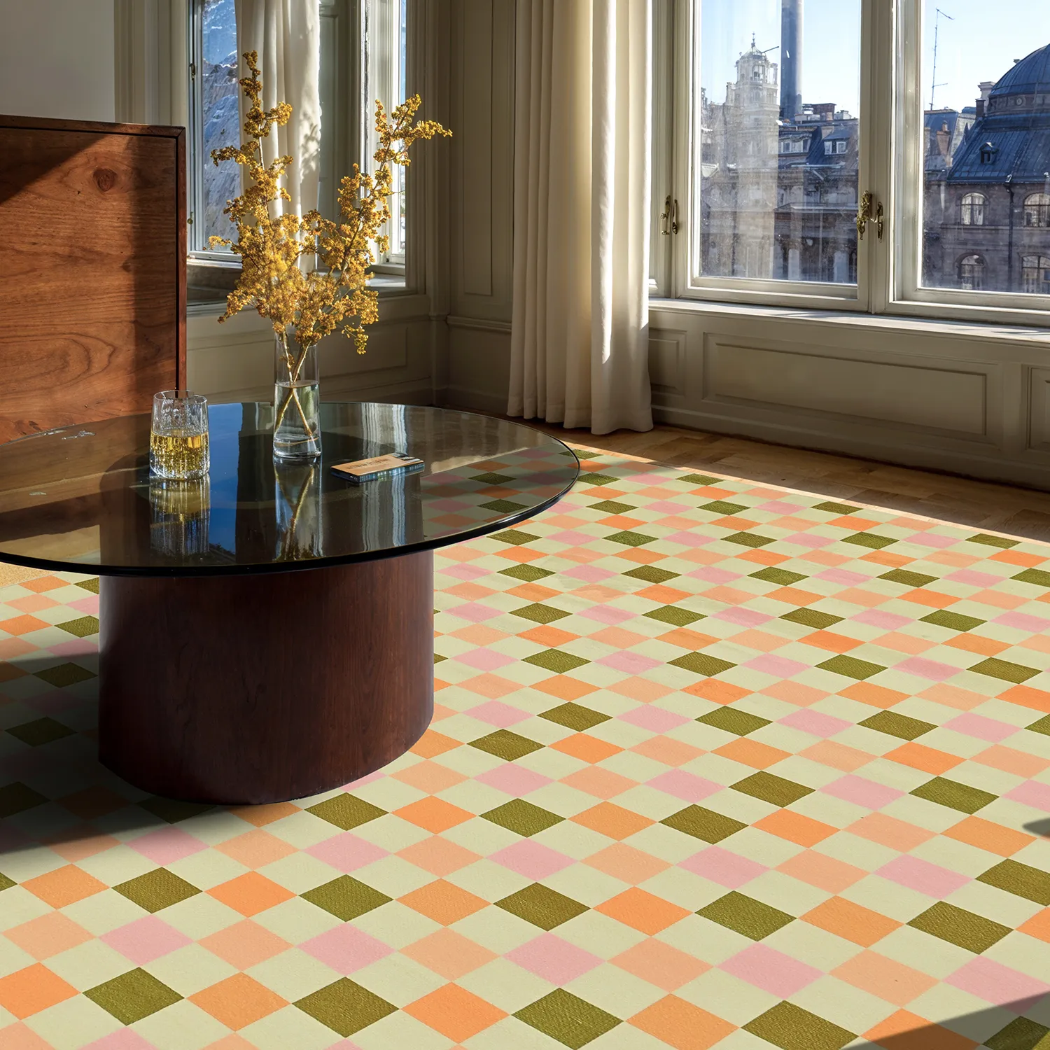 Wilton rug - Iola (beige/multi)
