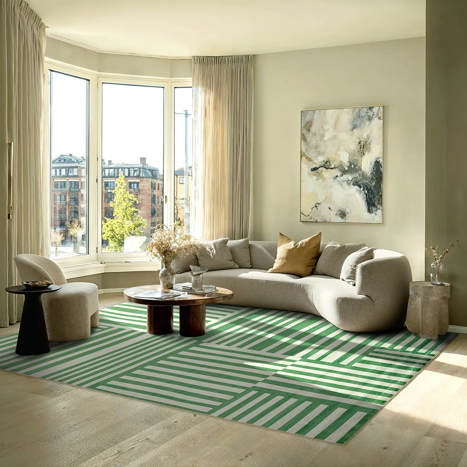 Wilton rug - Joma (green)