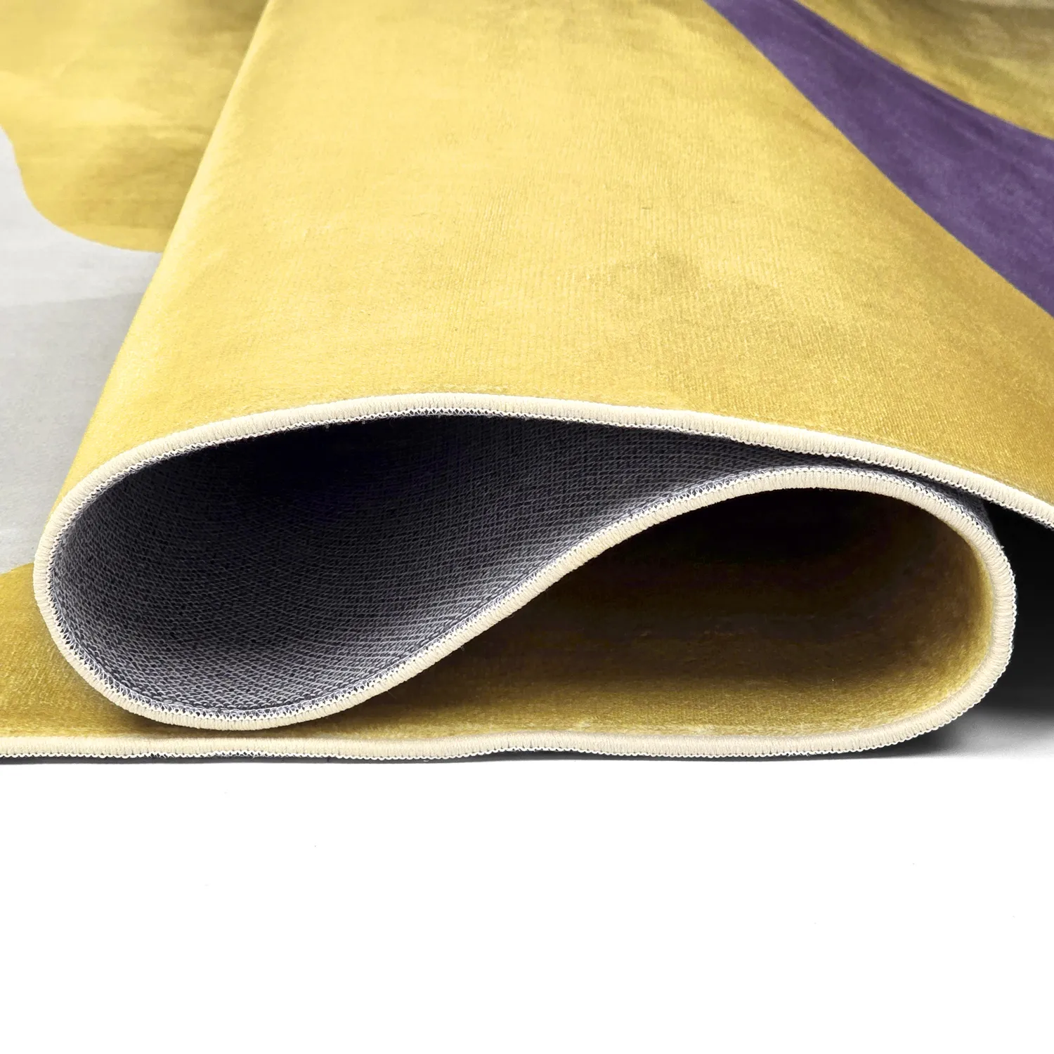 Wilton rug - Leiden (yellow/purple)