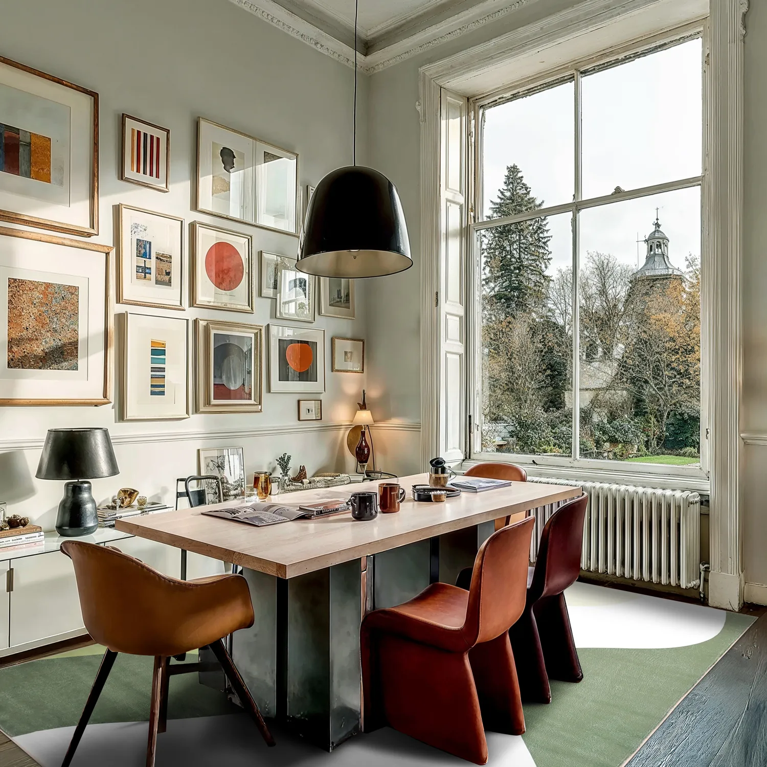 Wilton rug - Leiden (green)
