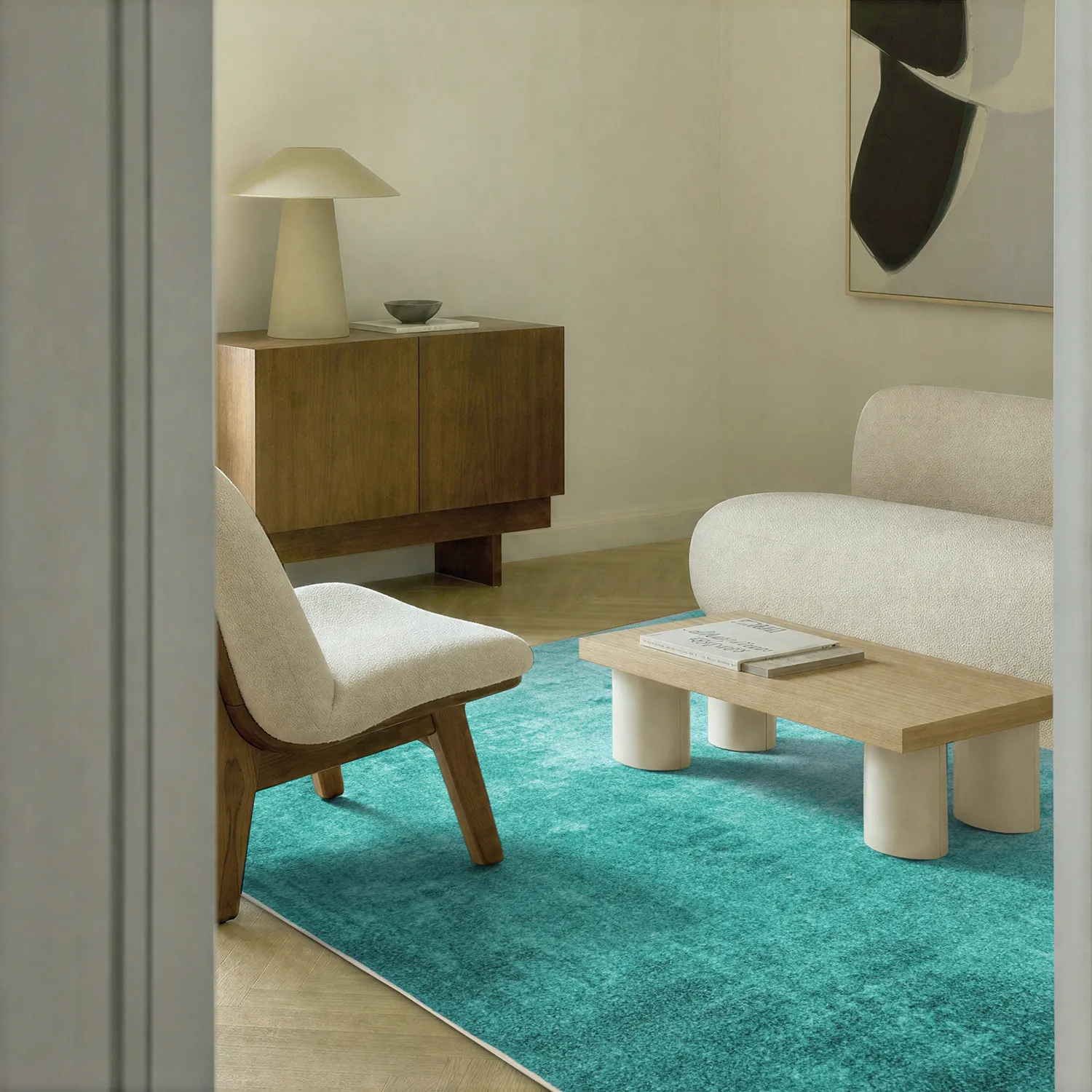 Wilton rug - Lynton (petrol)