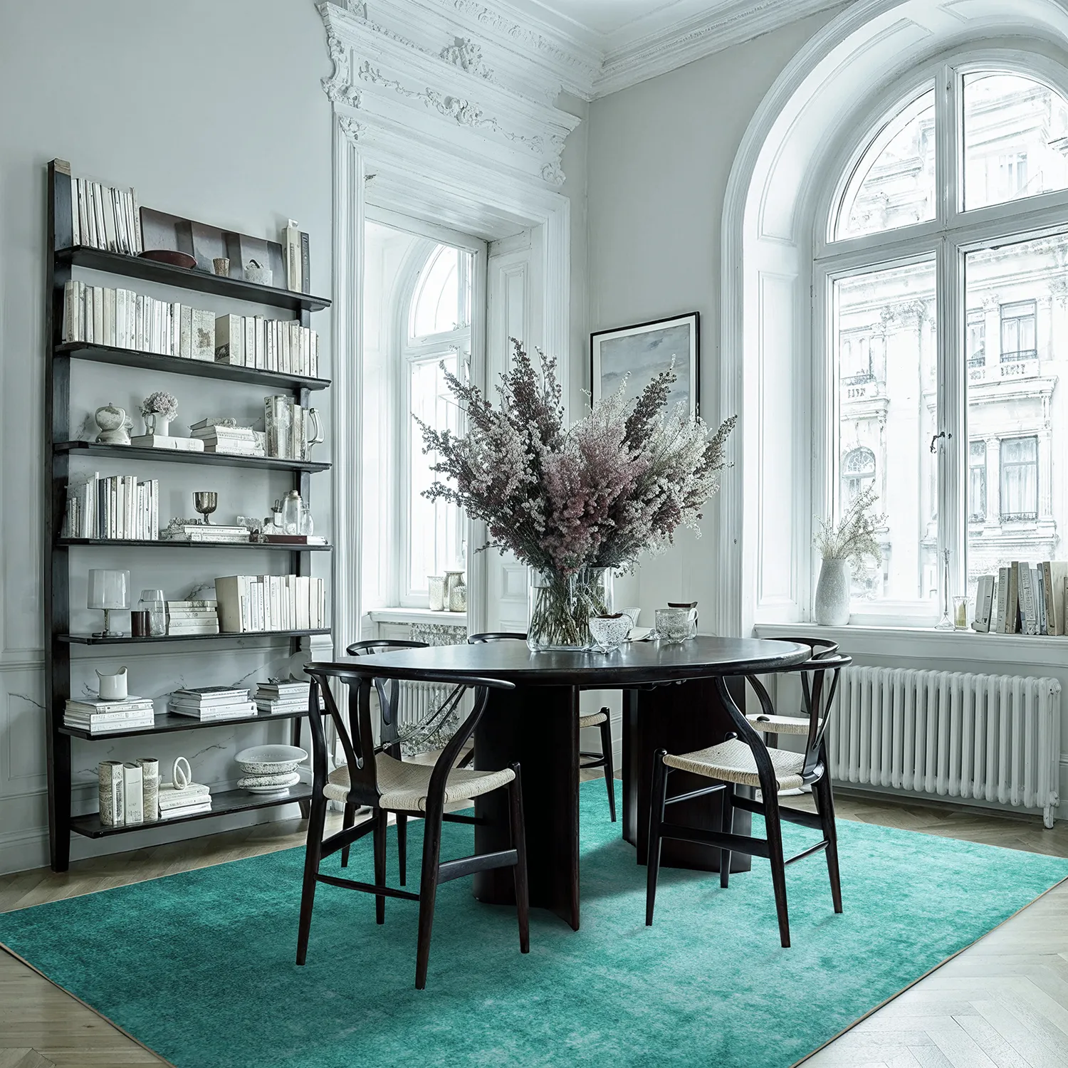 Wilton rug - Lynton (petrol)