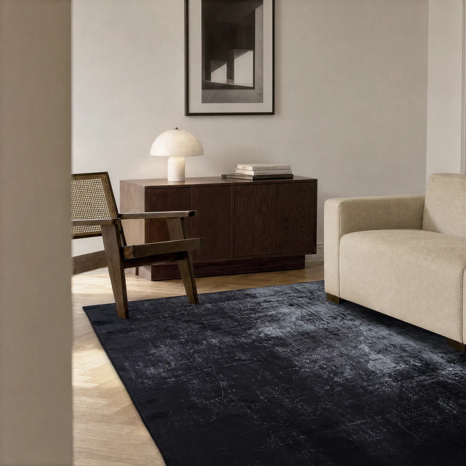 Wilton rug - Lynton (black)