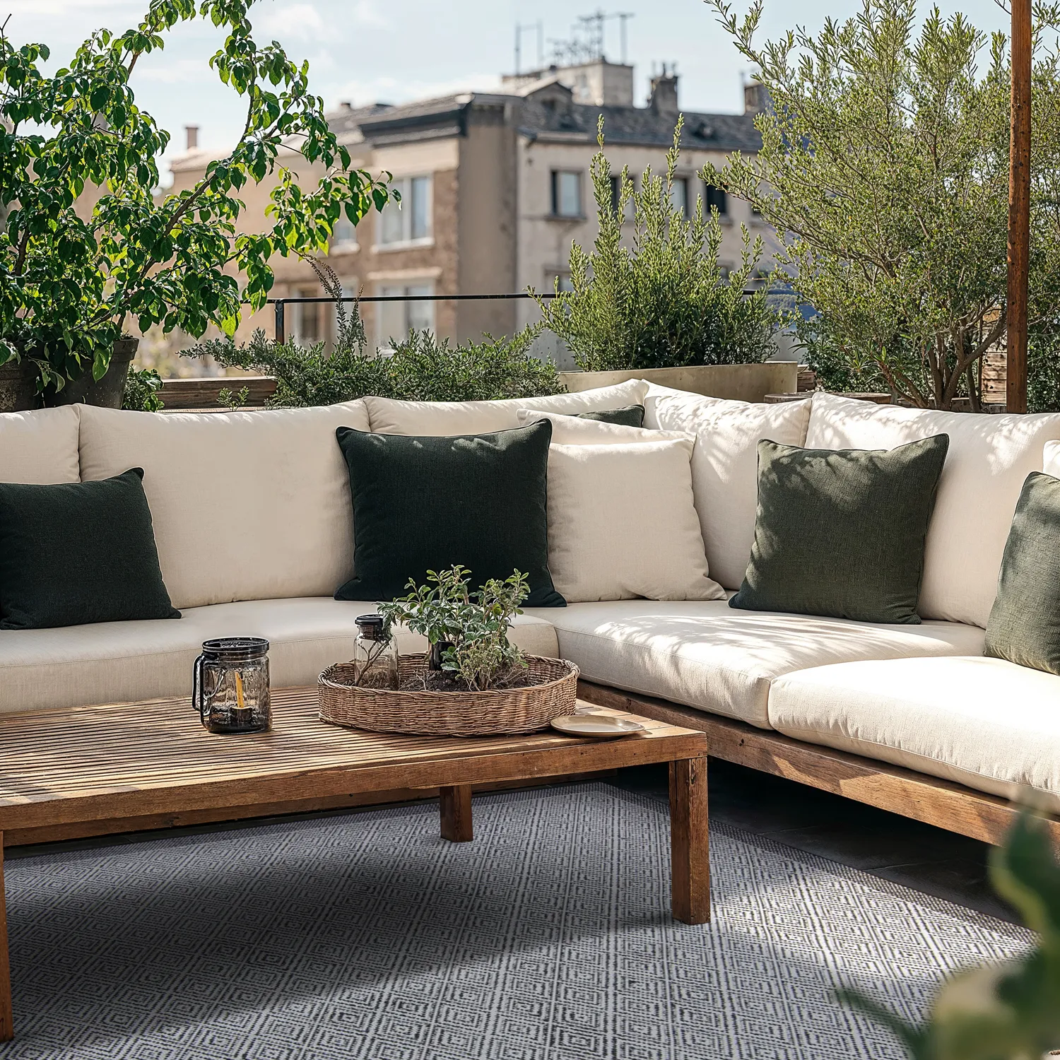 Indoor/Outdoor rug - Monsaraz (black)