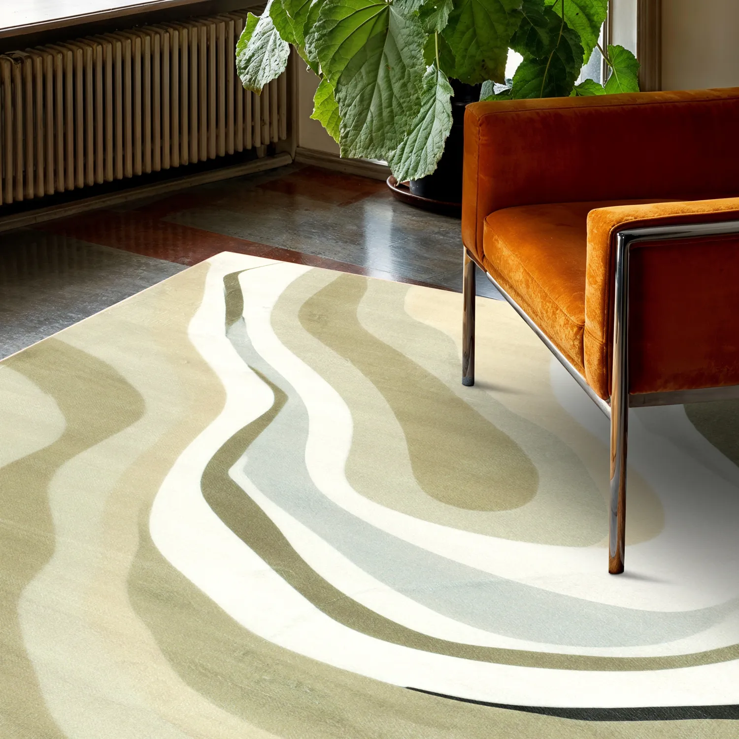 Wilton rug - Mudgee (beige/multi)