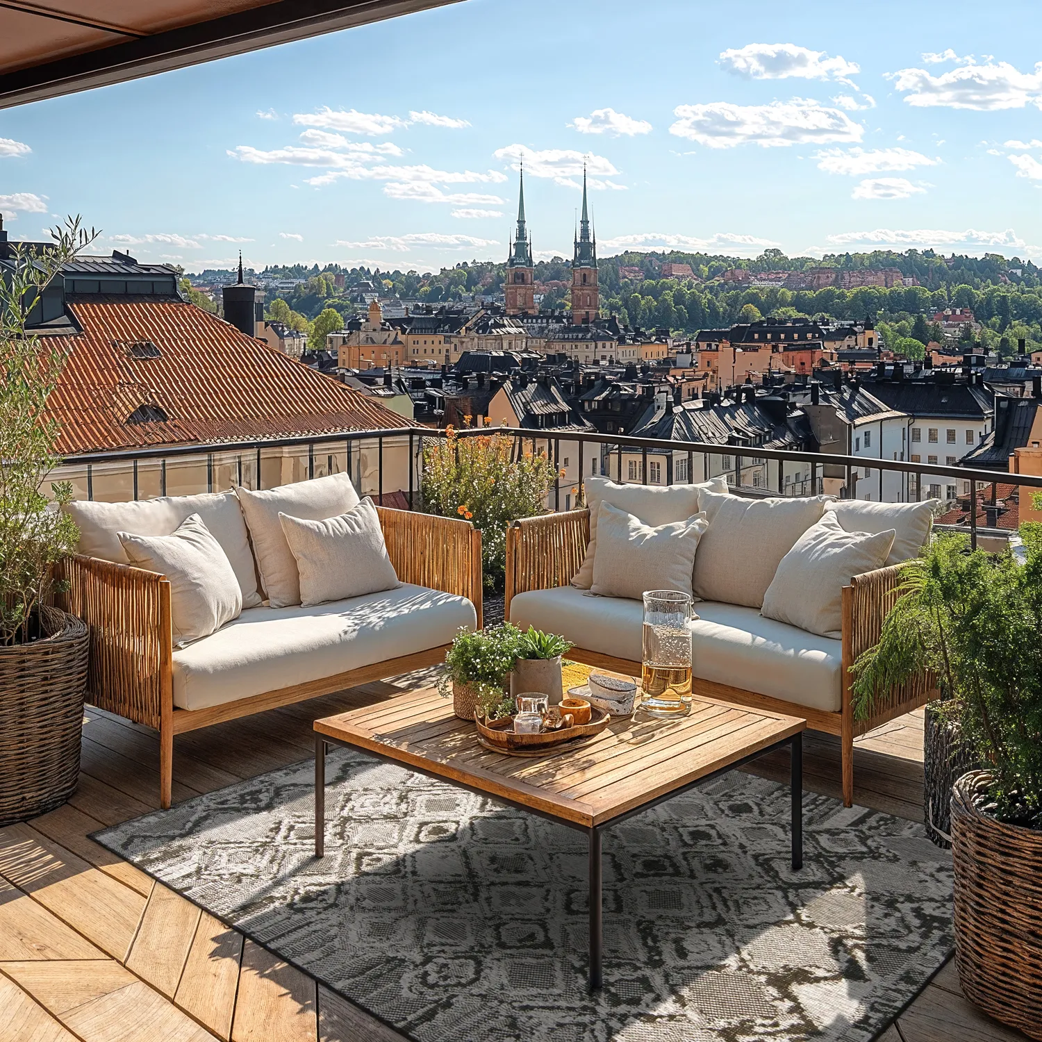 Indoor/Outdoor rug - Brussels Night (grey)