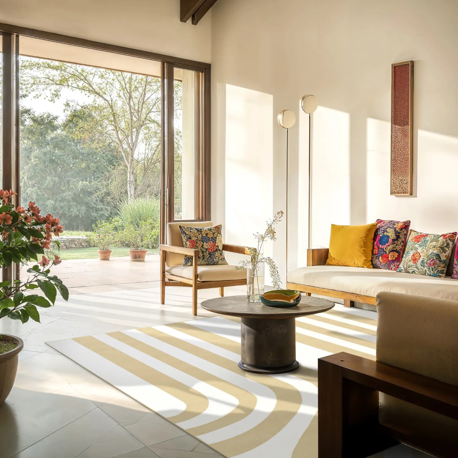 Wilton rug - Obidos (beige/white)