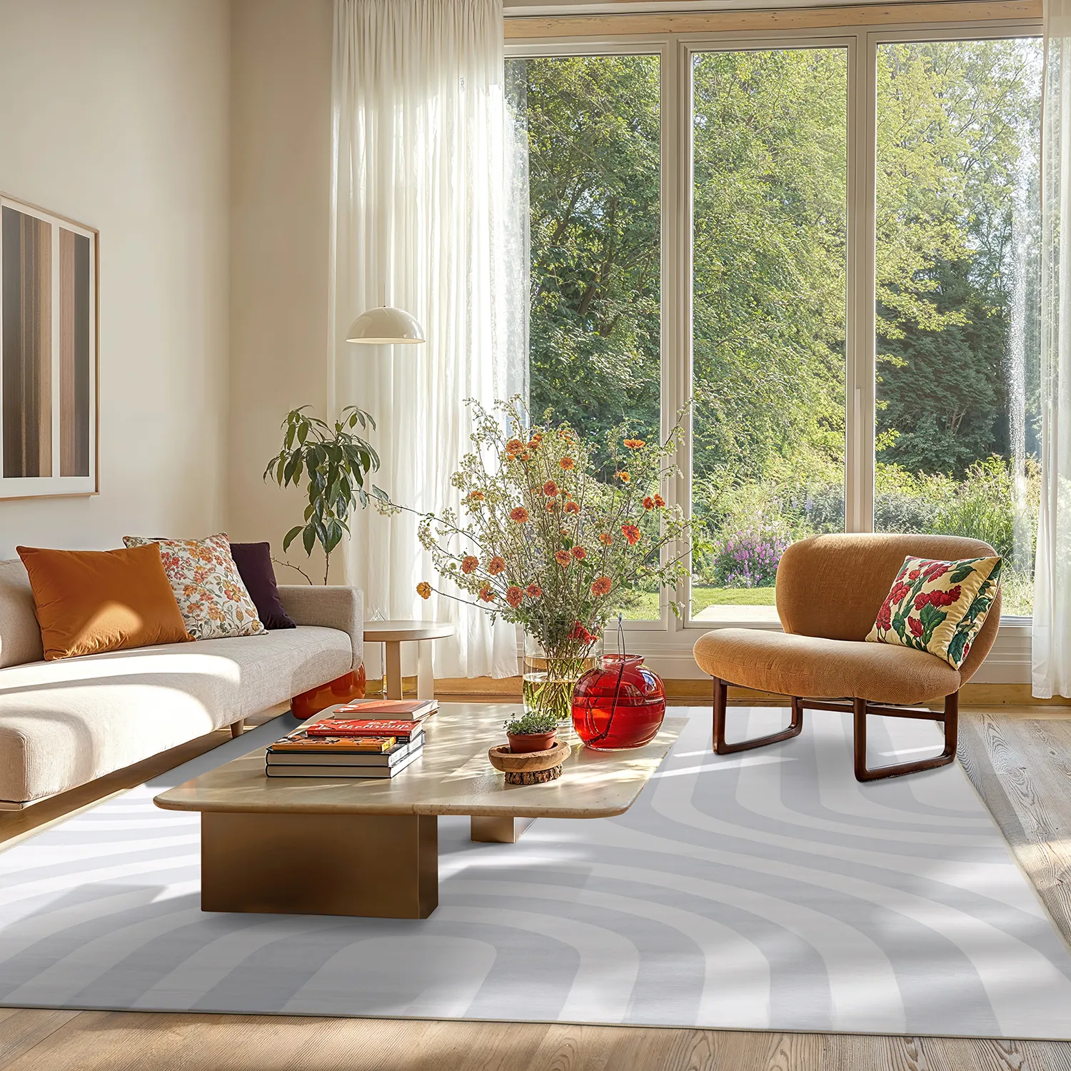 Wilton rug - Obidos (grey/white)