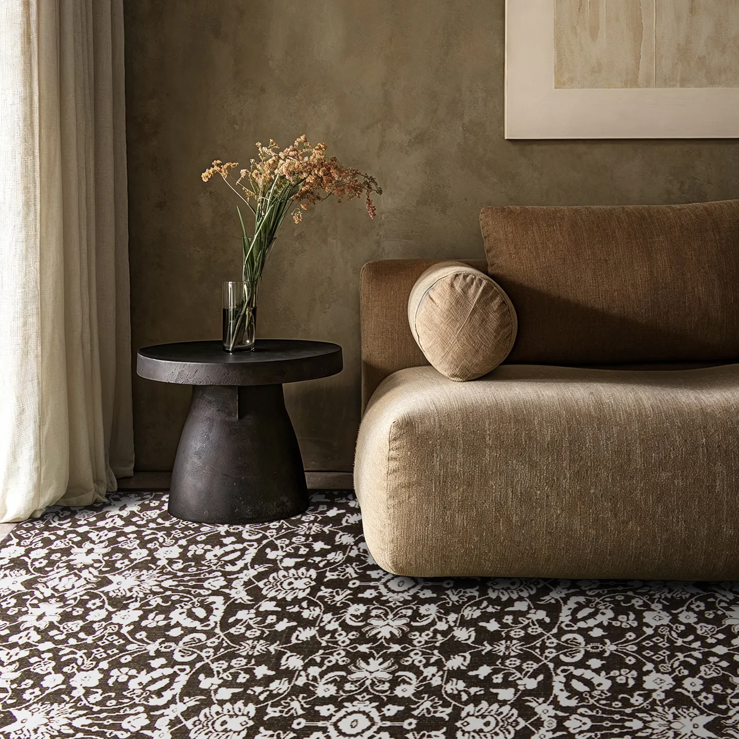 Indoor/Outdoor rug - Brussels Ocean (black)