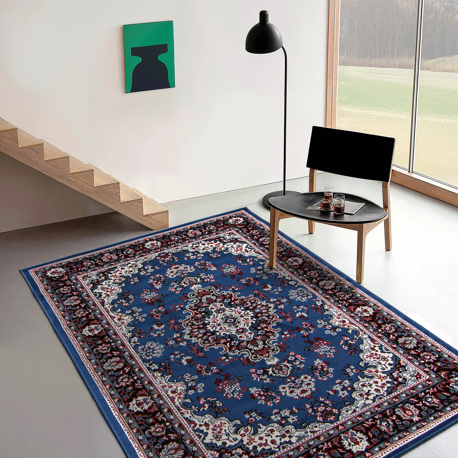 Wilton rug - Peking (blue)