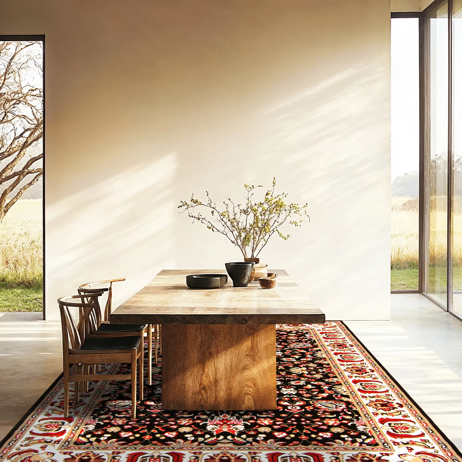 Wilton rug - Peking Imperial (black)