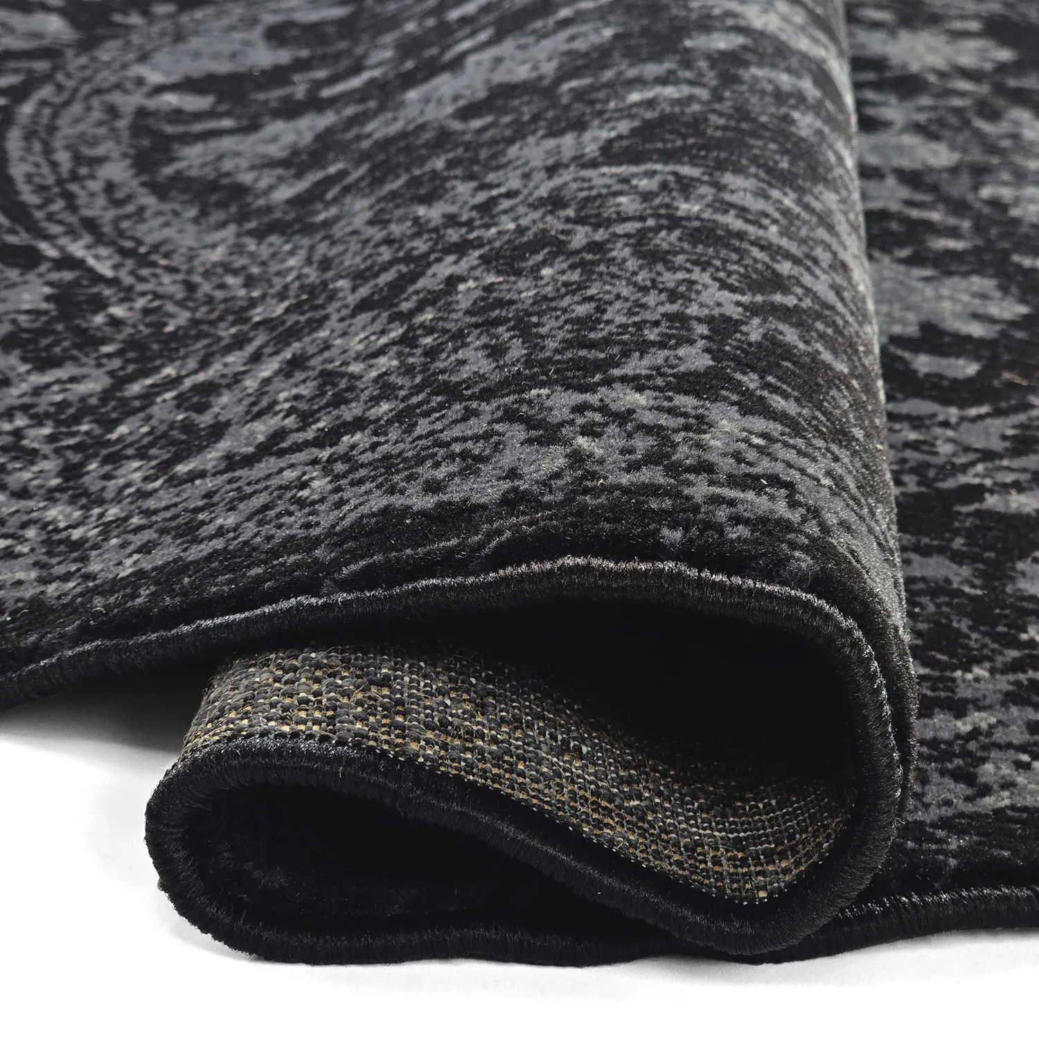 Round rug - Peking Majestic (black)
