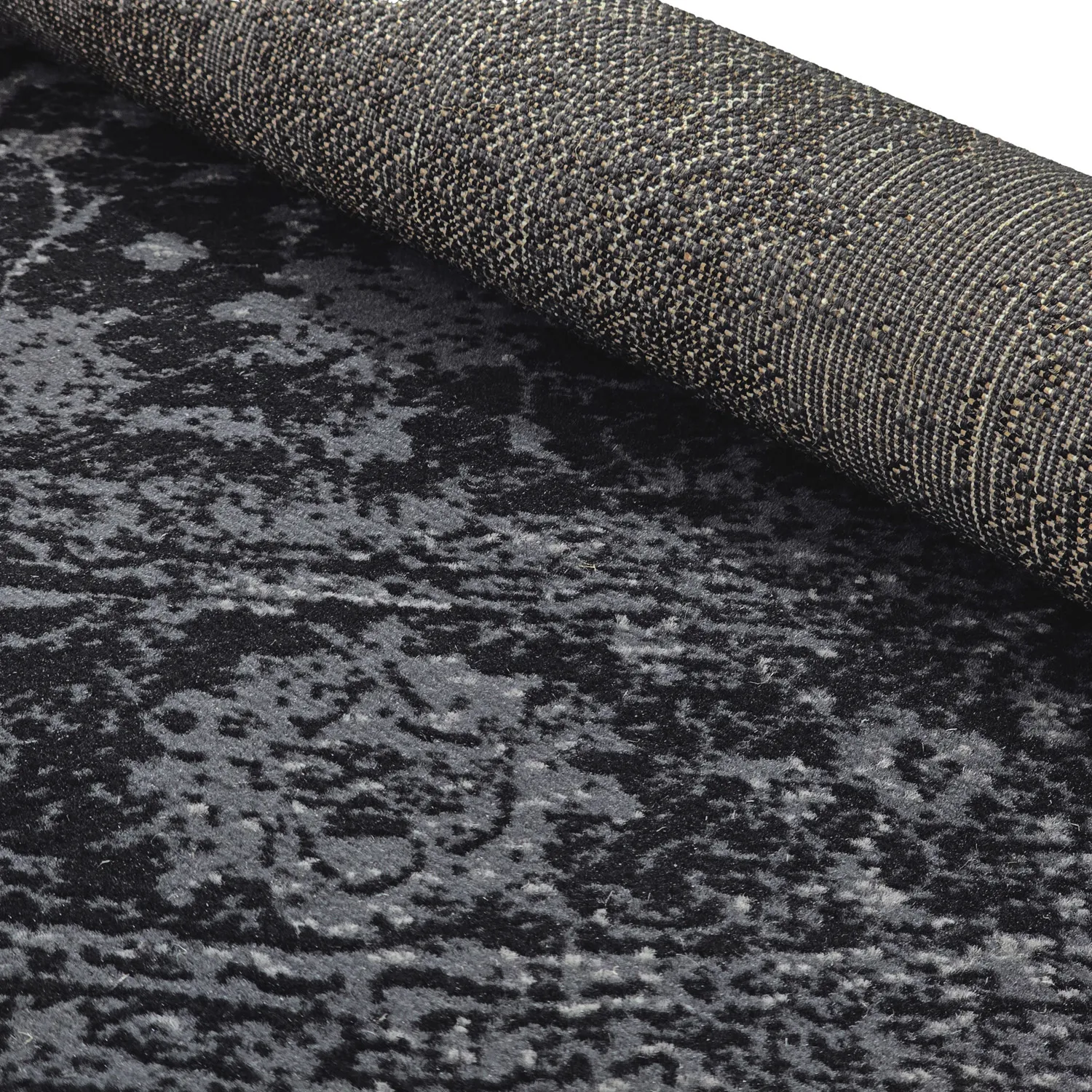 Round rug - Peking Majestic (black)
