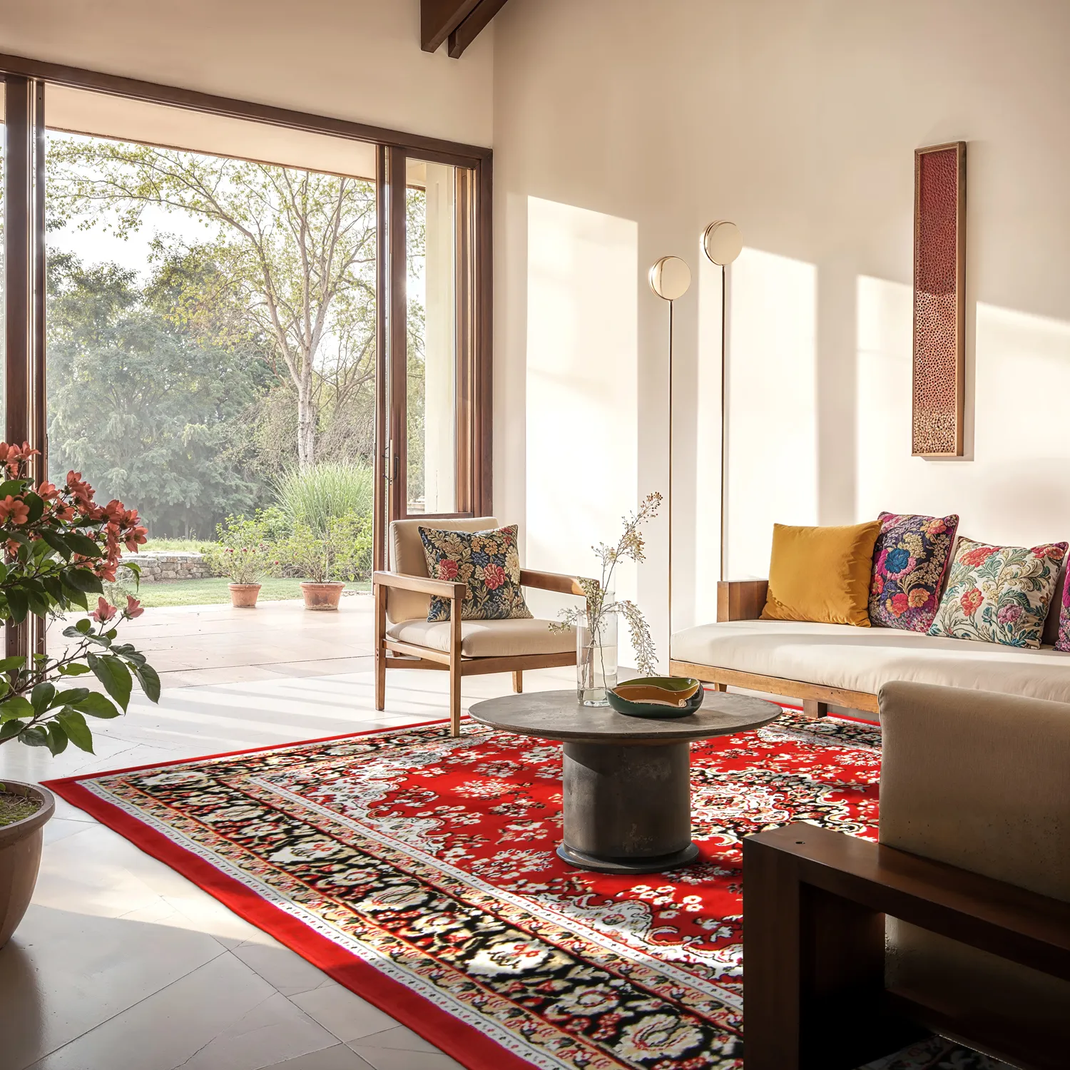 Wilton rug - Peking (red)