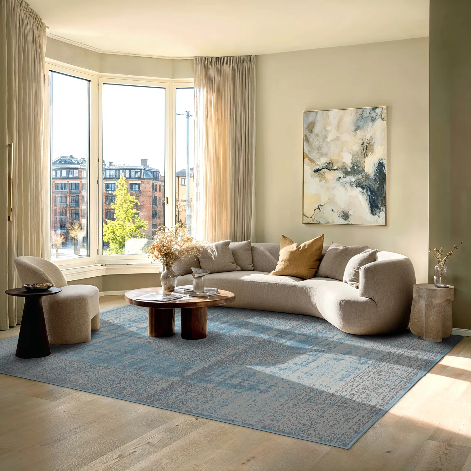 Wilton rug - Peking Royal (turquoise)