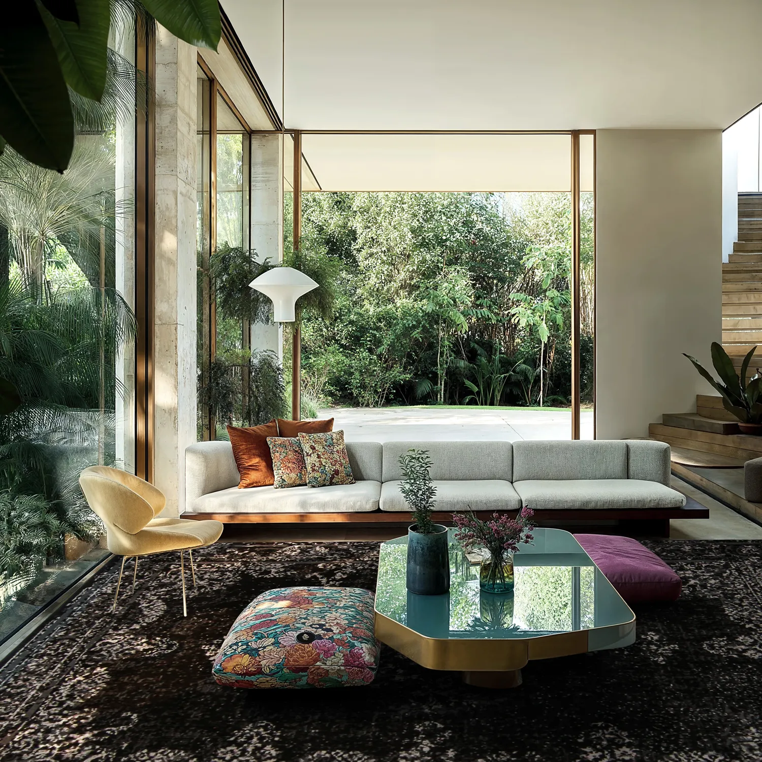Wilton rug - Peking (black)