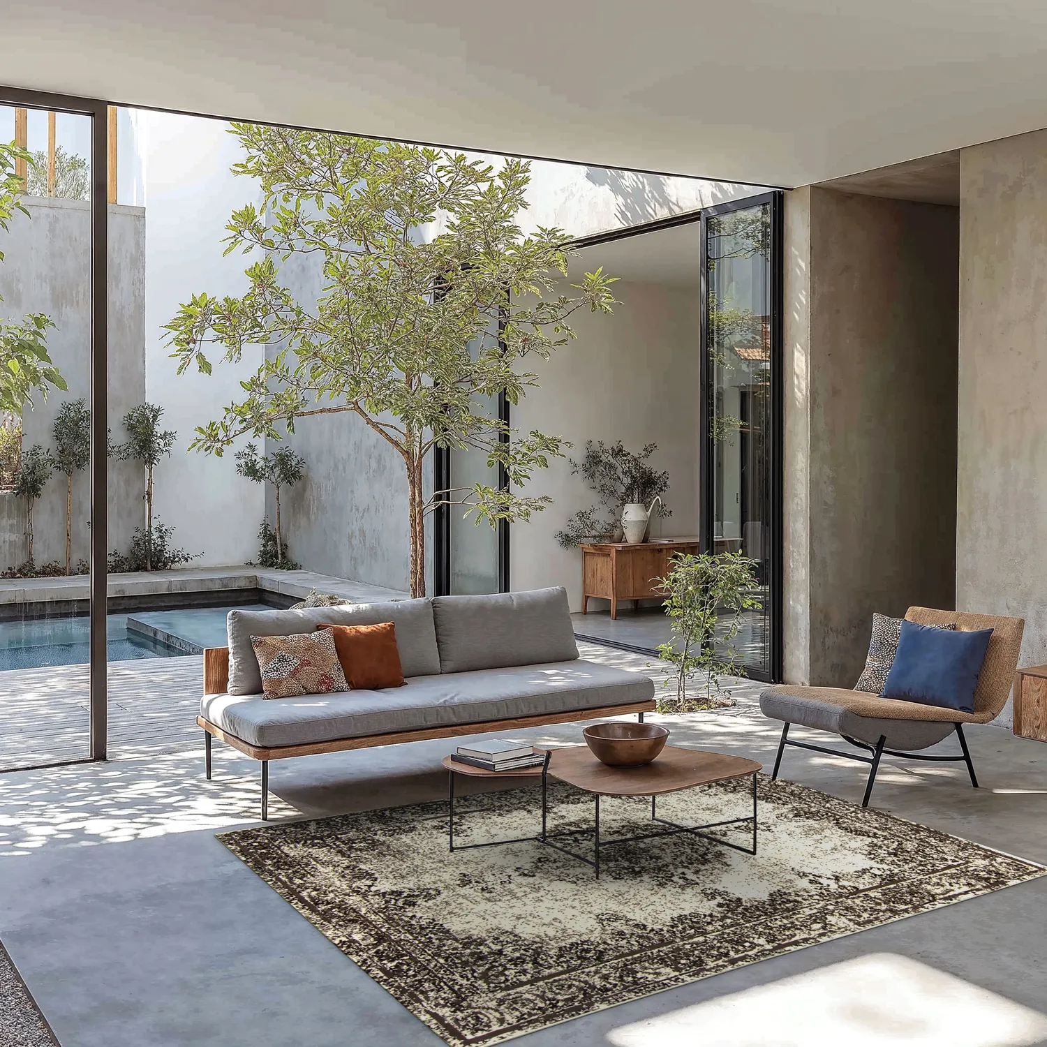 Wilton rug - Peking (white)