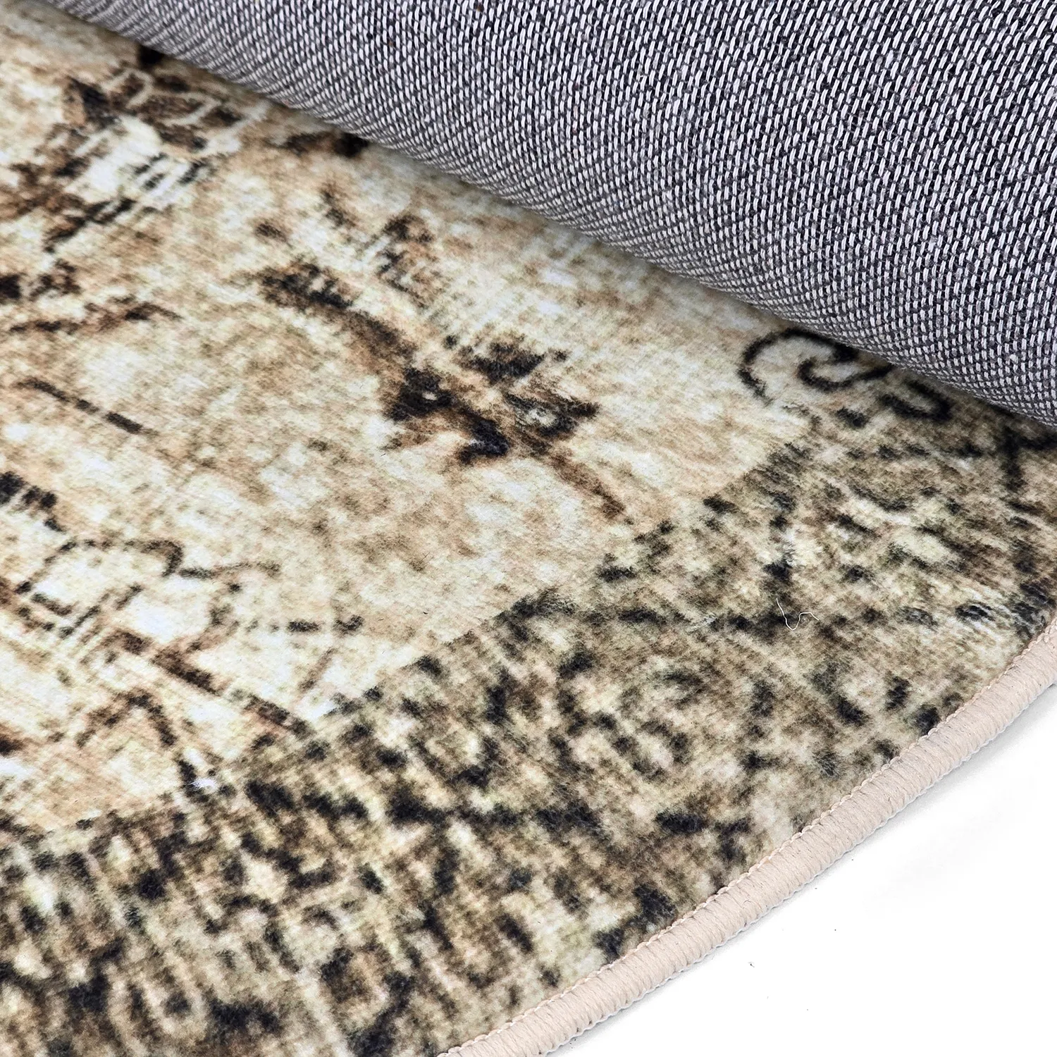 Round rug - Rosalie (brown)