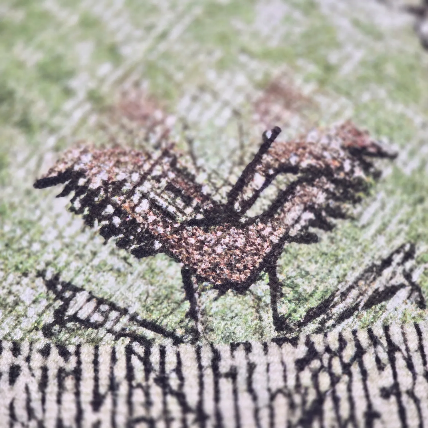 Round rug - Rosalie (green)