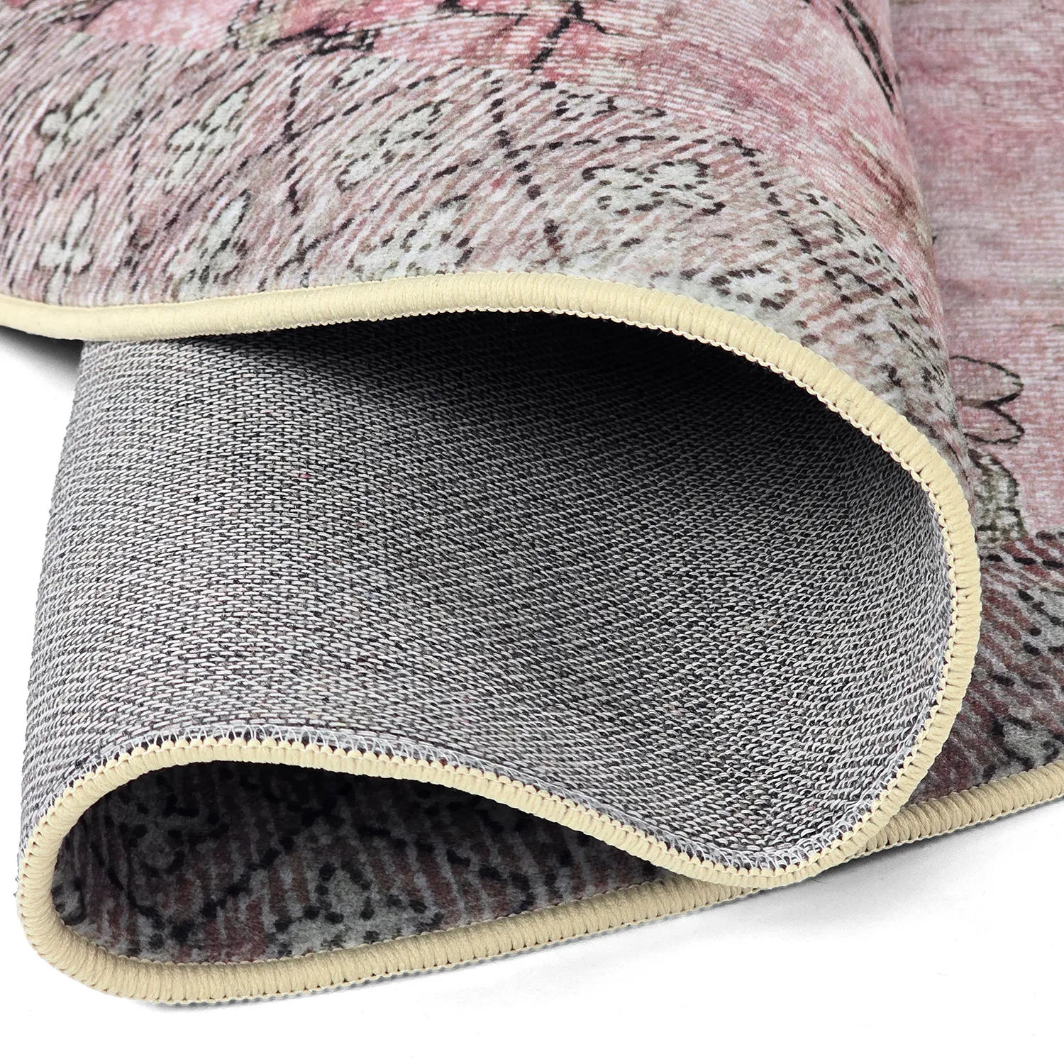 Round rug - Rosalie (pink)