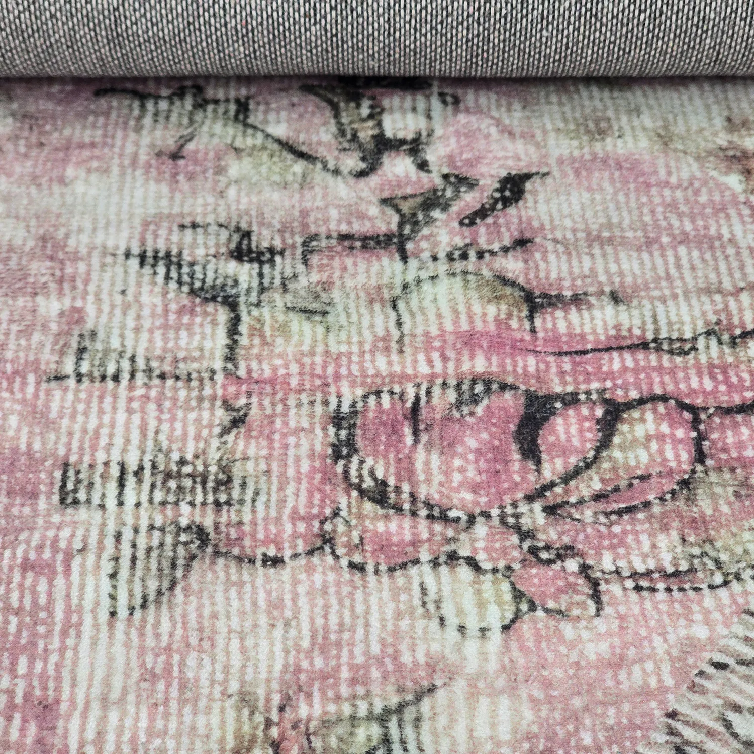 Round rug - Rosalie (pink)