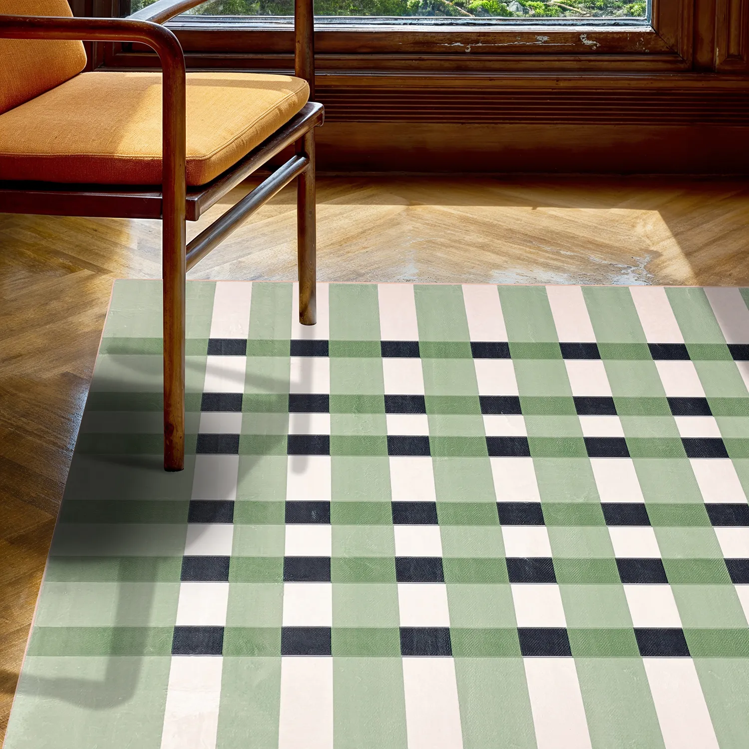 Wilton rug - Sedona (green/multi)