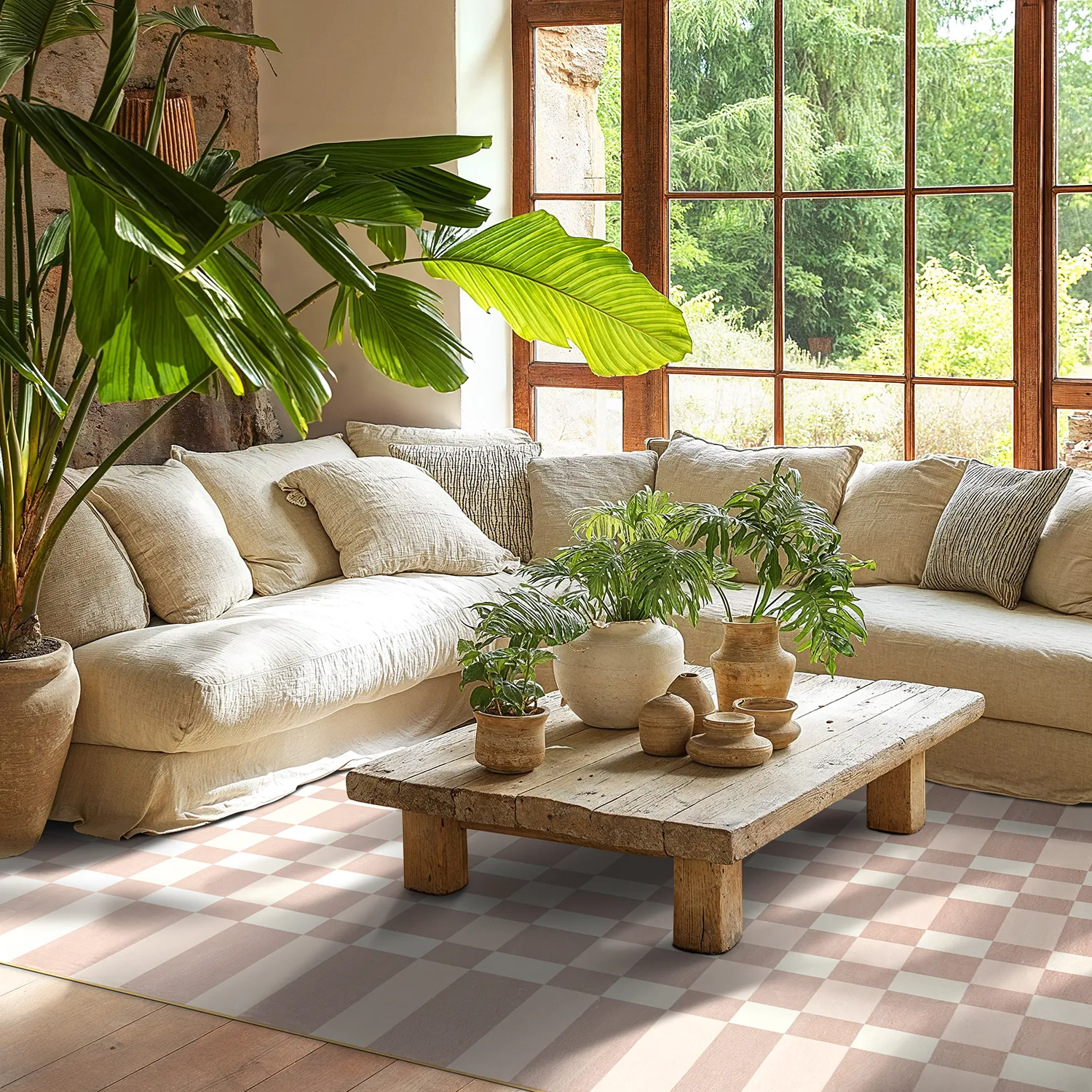 Wilton rug - Sedona (pink/multi)