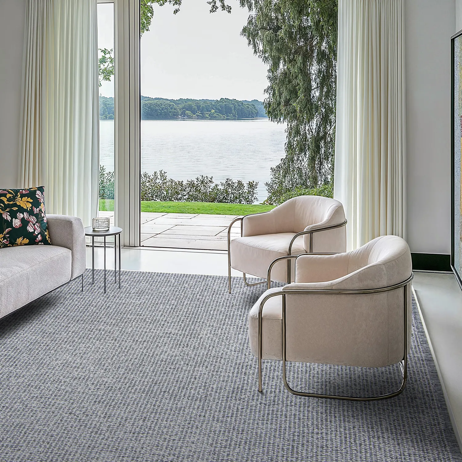 Indoor/Outdoor rug - Tromsø (silver)