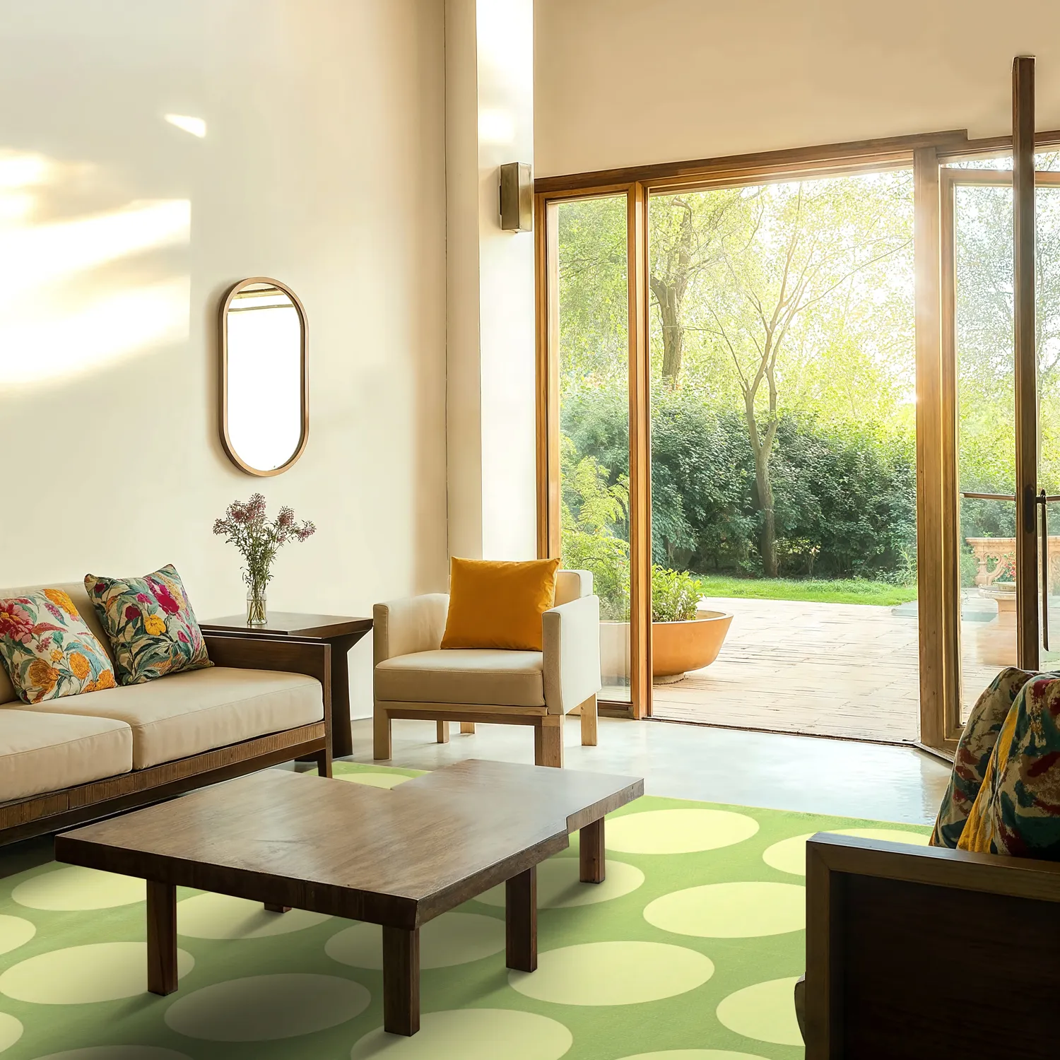 Wilton rug - Wanaka (green)