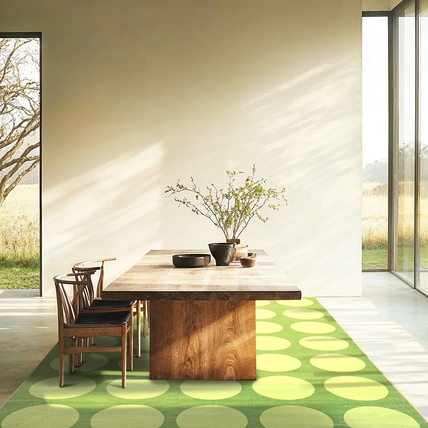 Wilton rug - Wanaka (green)