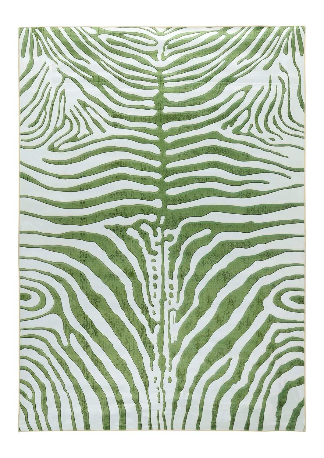 Wilton rug - Zebra (green)