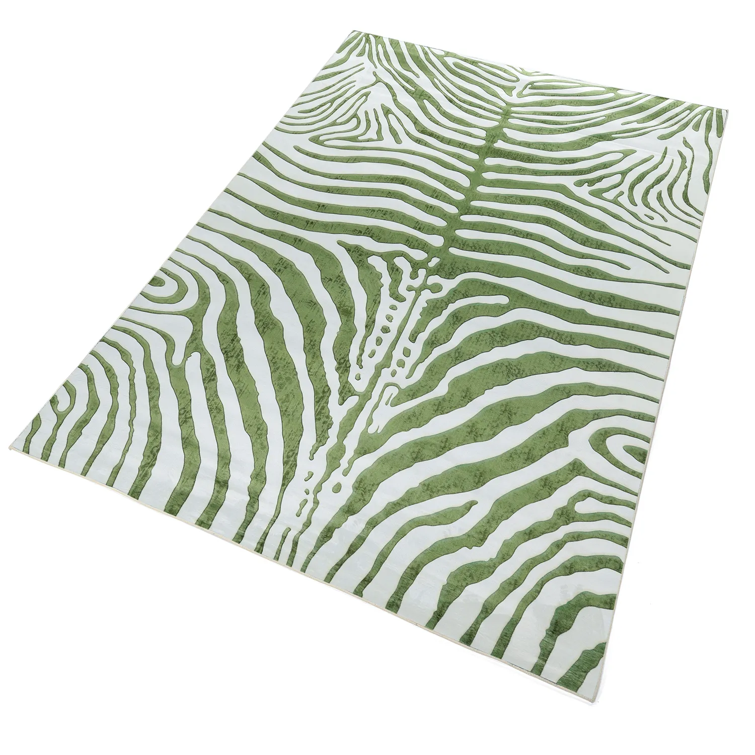 Wilton rug - Zebra (green)