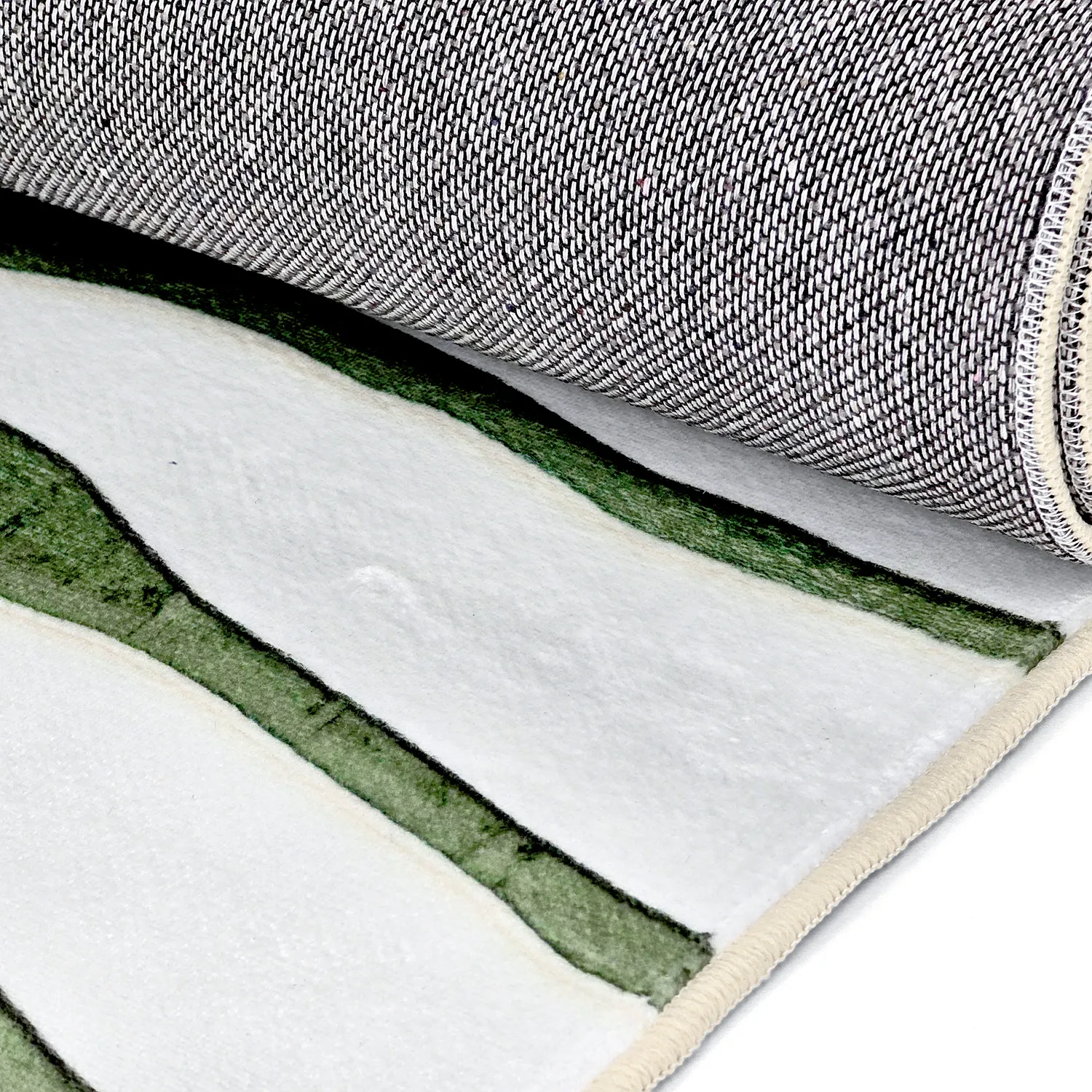 Wilton rug - Zebra (green)
