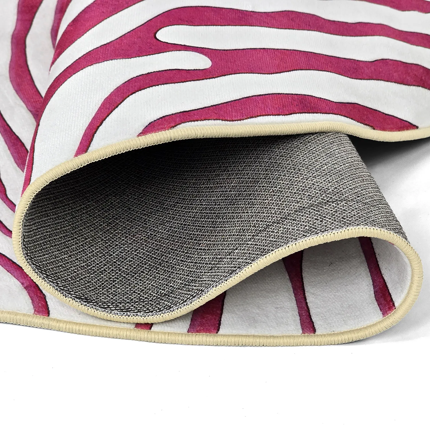 Round rug - Zebra (pink)