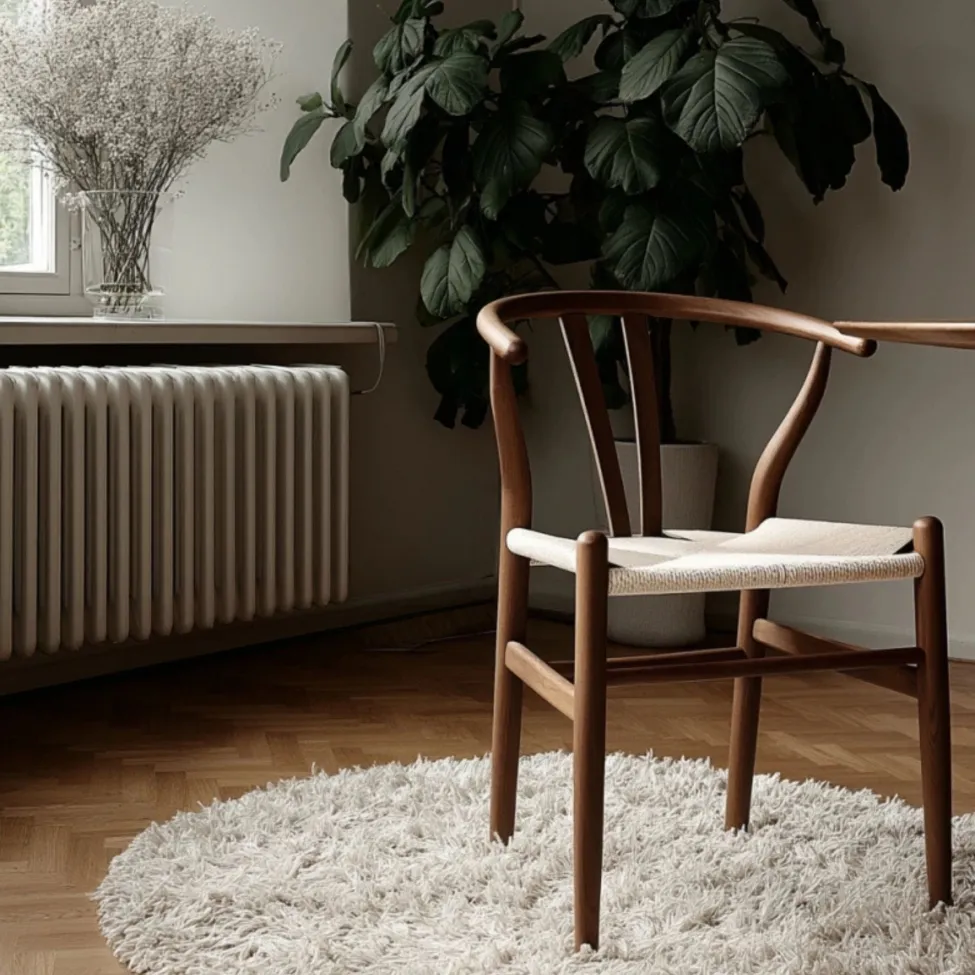 Chair - Alta (walnut/beige) - 2 pcs