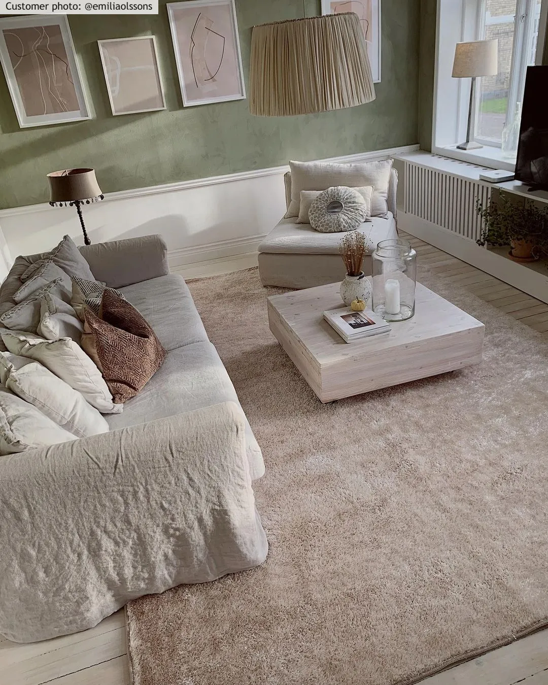 Shaggy rugs - Cosy (beige)