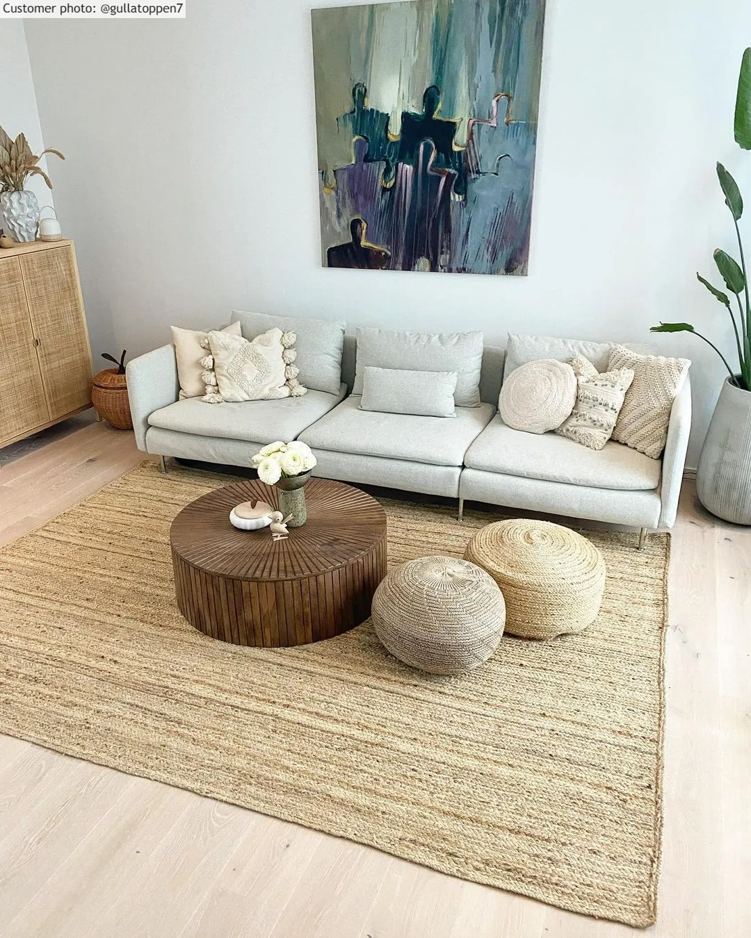 Jute rug - San Francisco (jute)