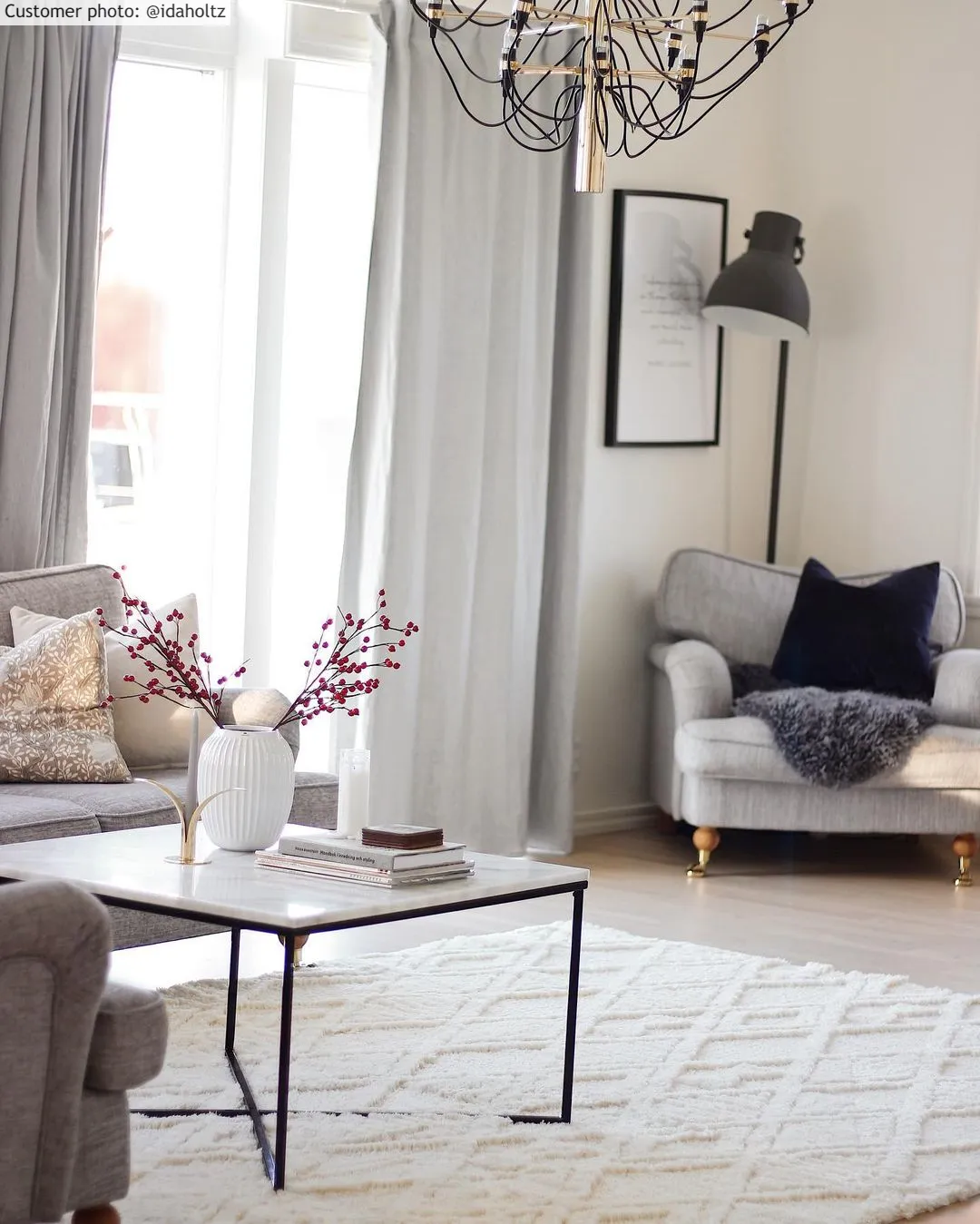 Shaggy rugs - Rostock (offwhite)